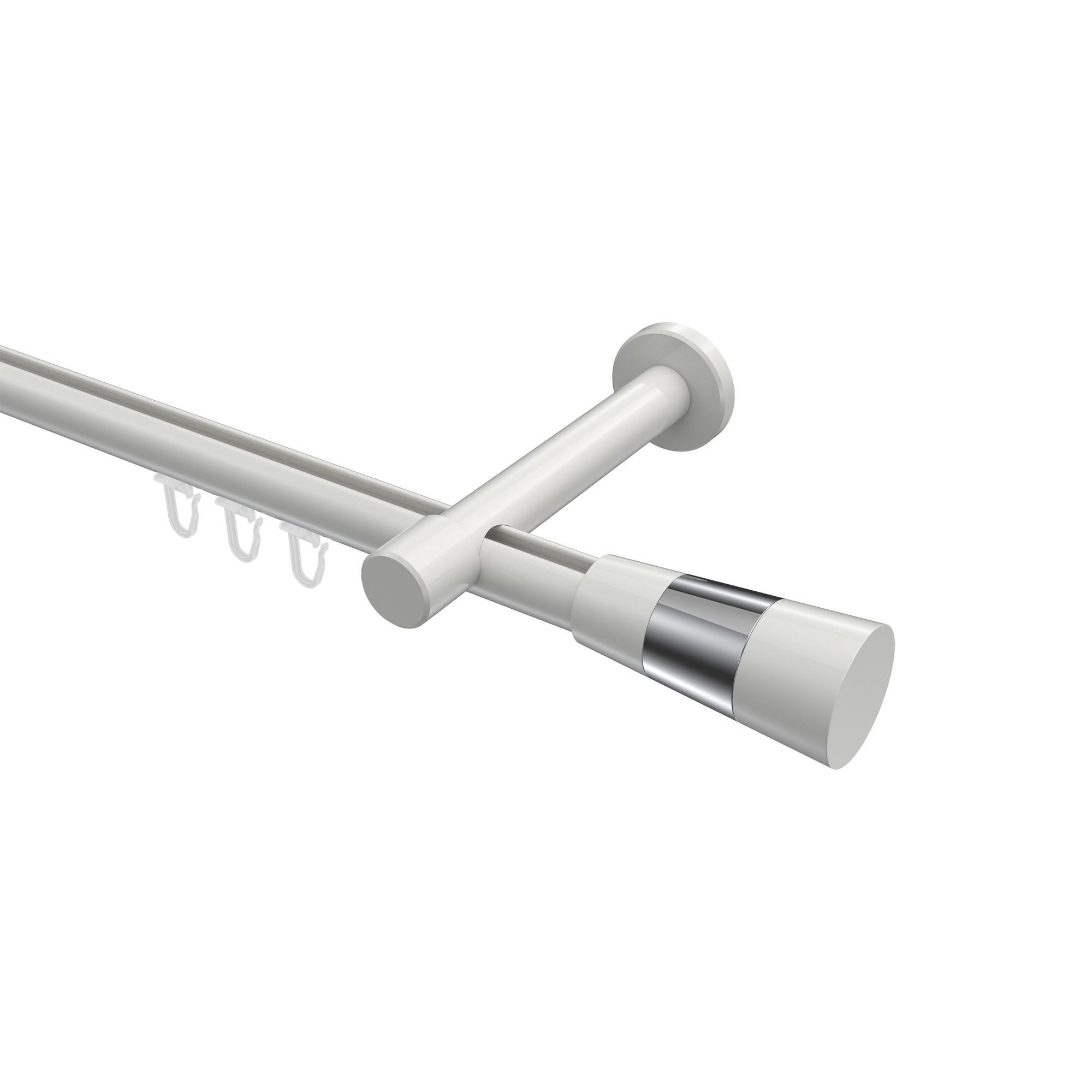 Gardinenstange Innenlauf Prestige Tanara 160 Cm, 1-LäUfig, 20 Mm Ø Weiß