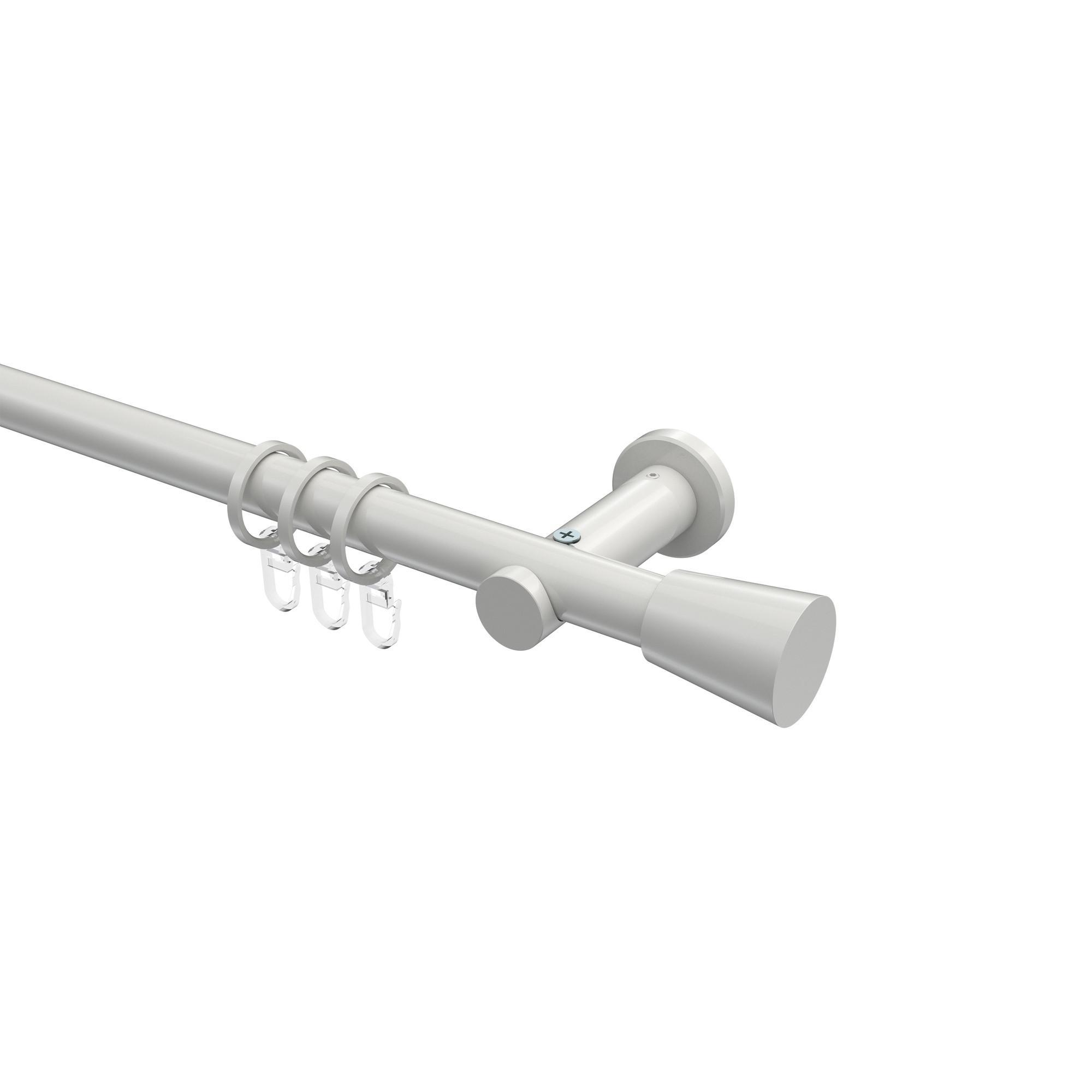 Gardinenstange Platon Sitra 100 Cm, 1-LäUfig, 20 Mm Ø Weiß