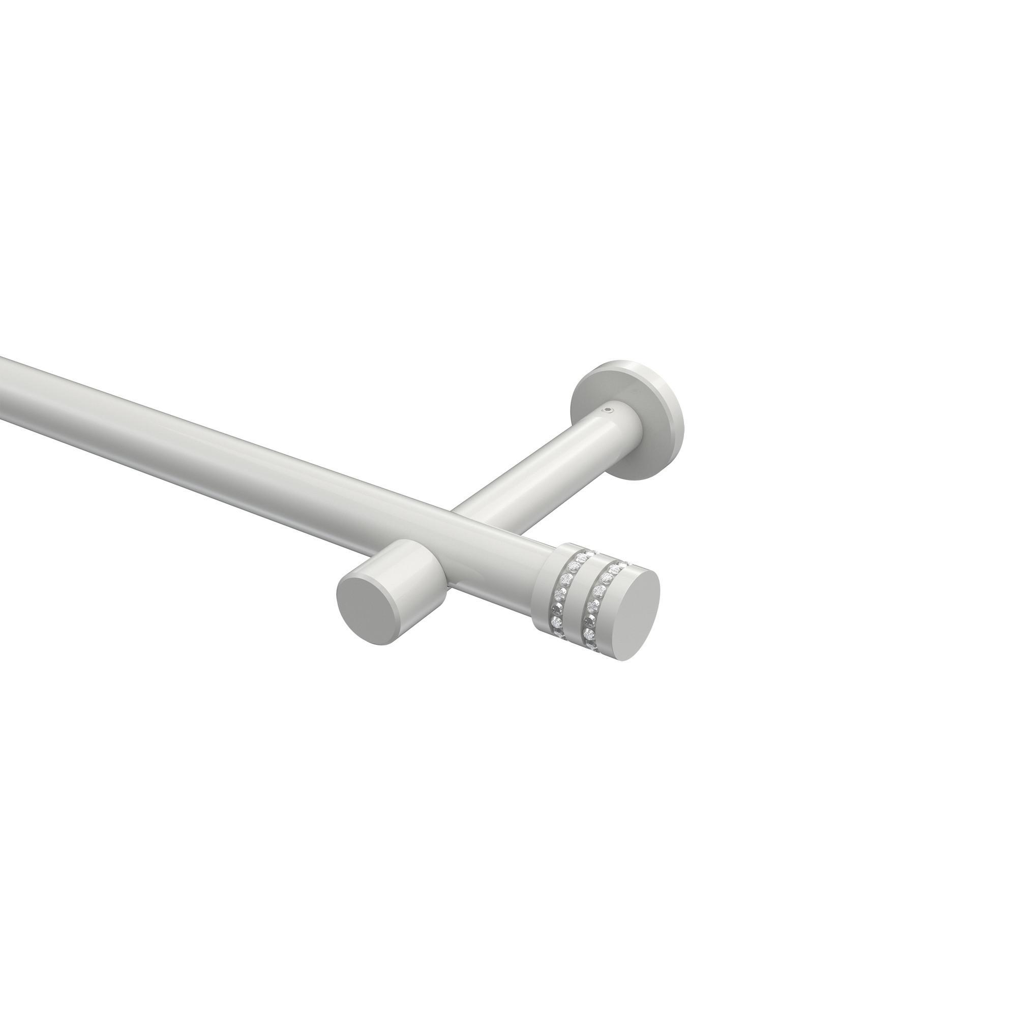 Gardinenstange Prestige Estana 180 Cm, 1-LäUfig (Ohne Ringe), 20 Mm Ø Weiß