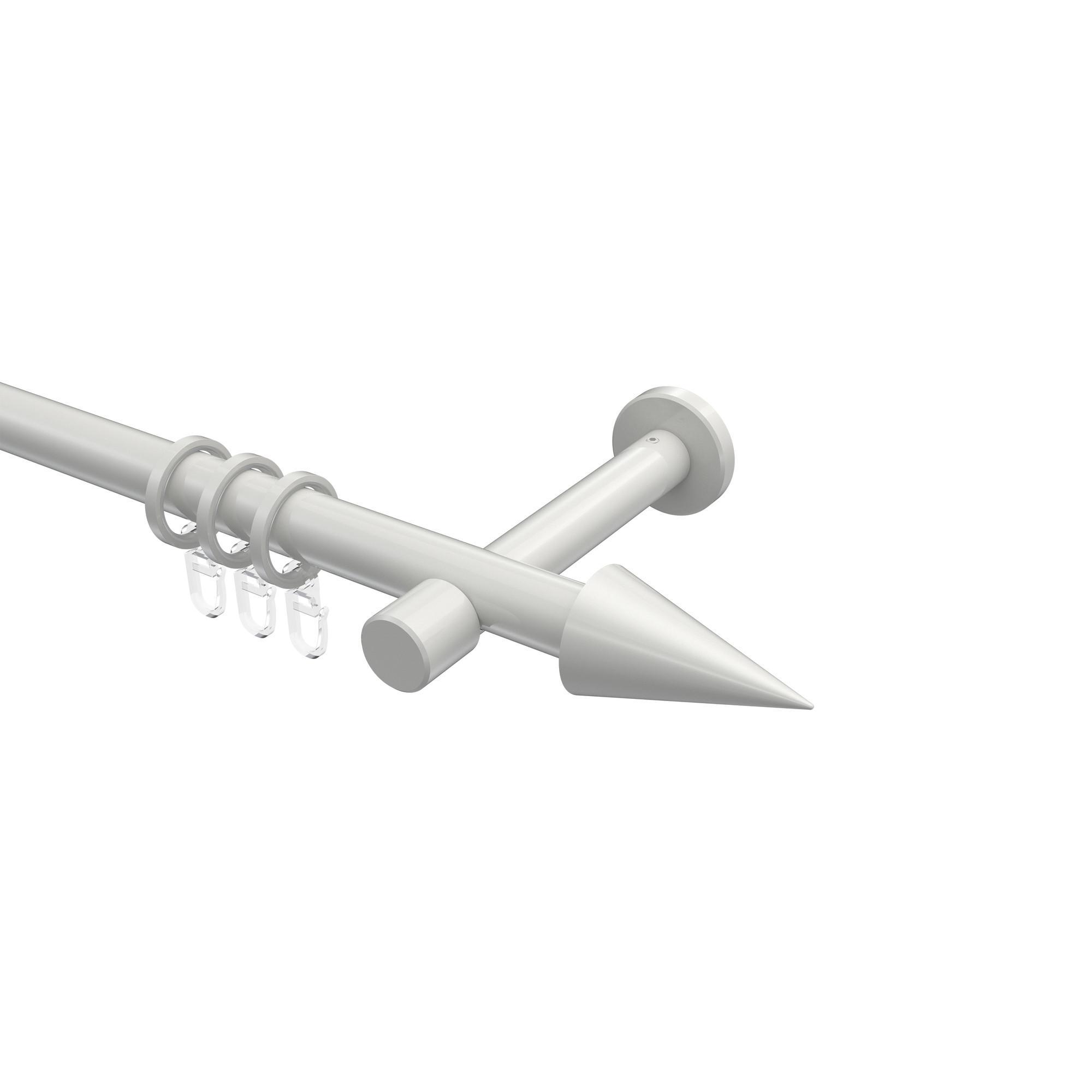 Gardinenstange Prestige Savio 540 Cm (Geteilt In 3 X 180 Cm), 1-LäUfig, 20 Mm Ø Weiß