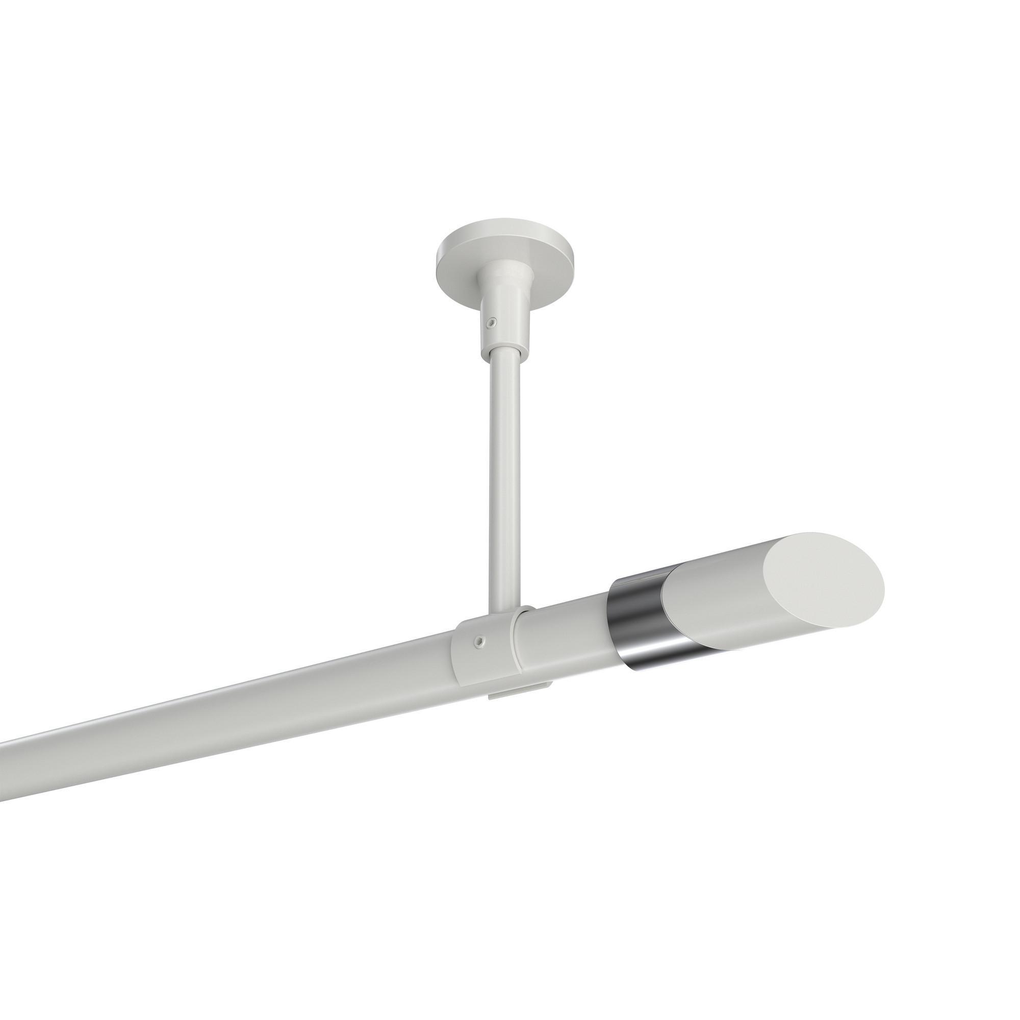 Gardinenstange Sonette Verano 140 Cm, 1-LäUfig, 20 Mm Ø Weiß