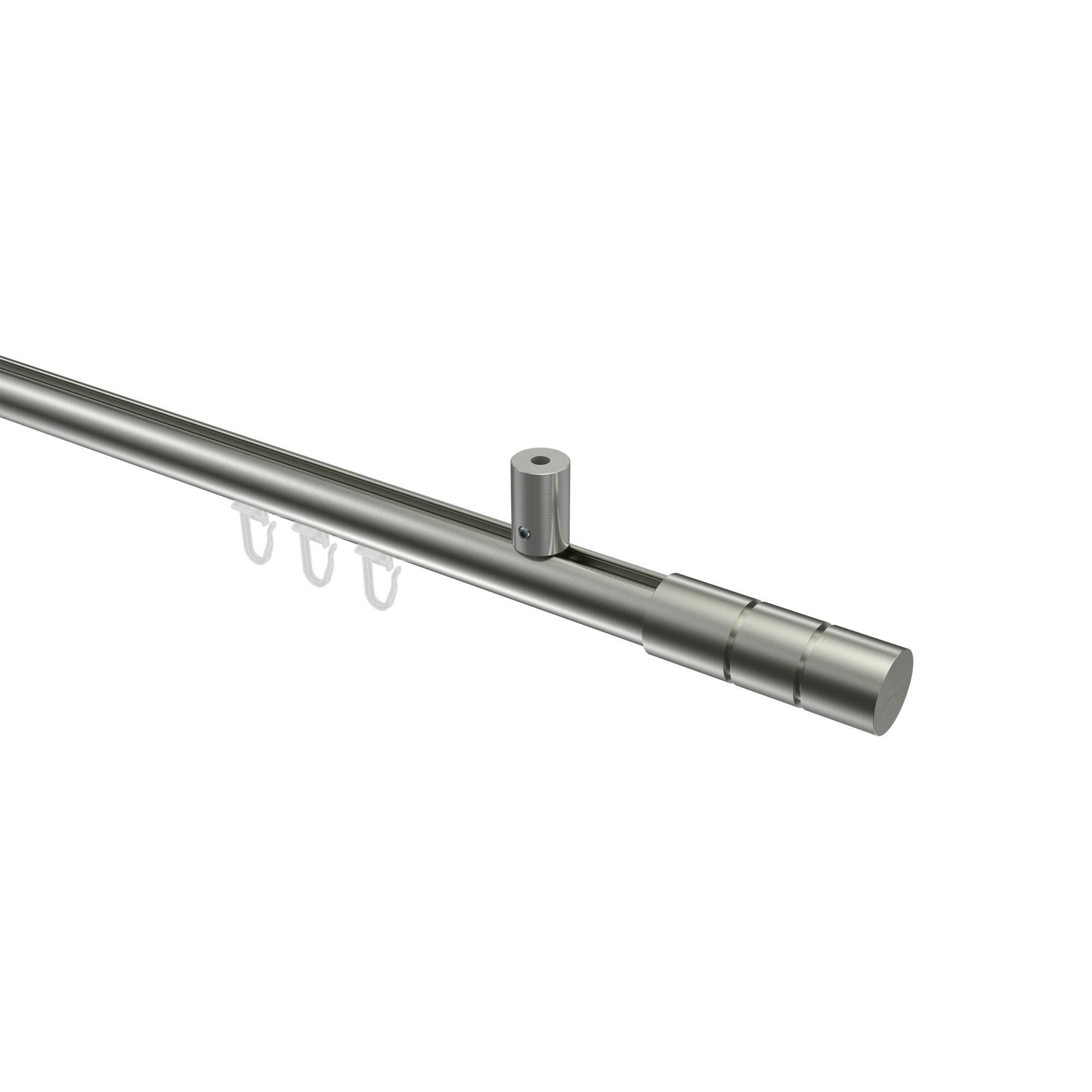 Gardinenstange Innenlauf Sonius Elanto 140 Cm, 1-LäUfig, 20 Mm Ø Edelstahl-Optik
