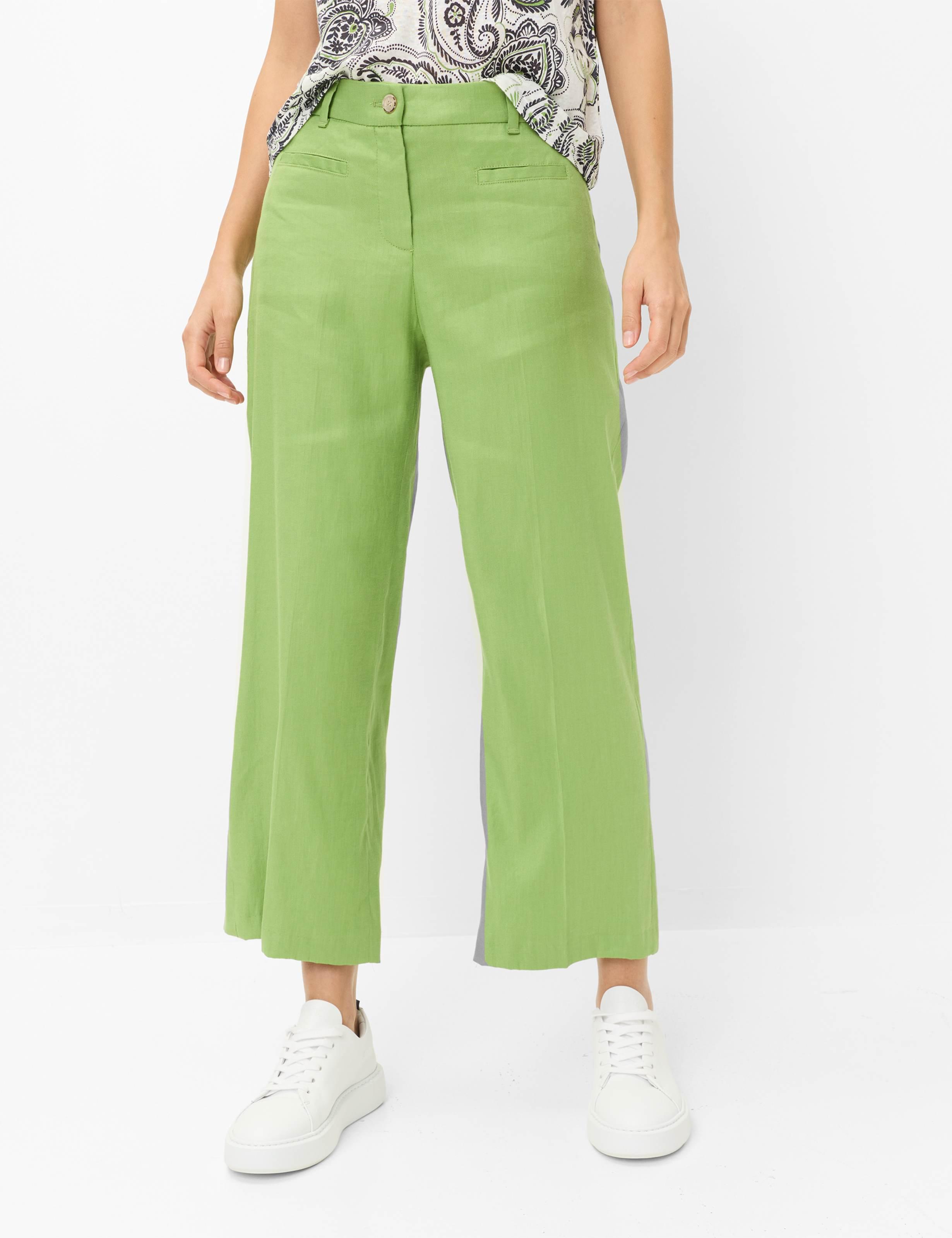 Brax Damen Culotte Style Maine S Grass Green, GrüN, Gr. 36K