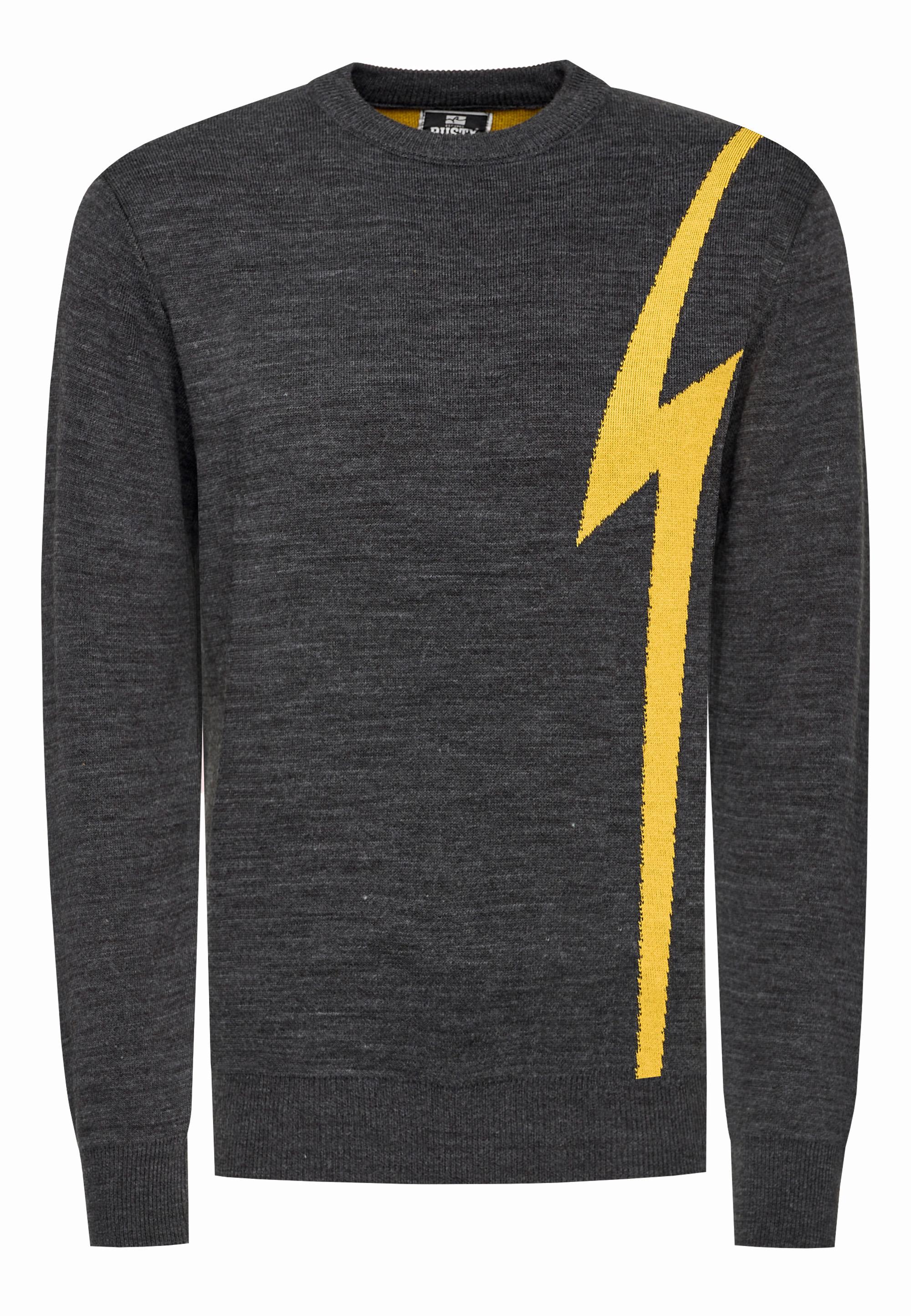 Rundhals Flash Strick Pullover