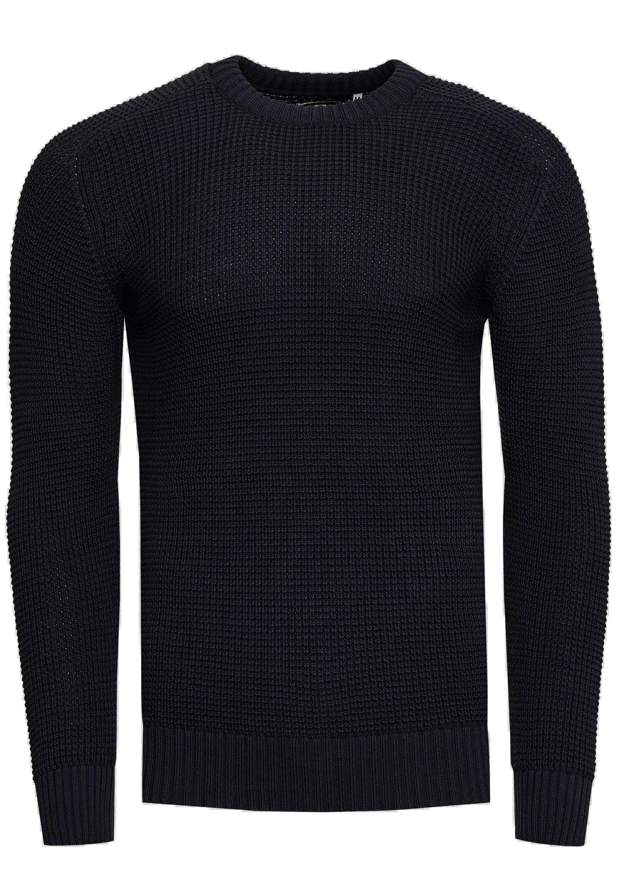 Rusty Neal Pullover Casual Fit Blau