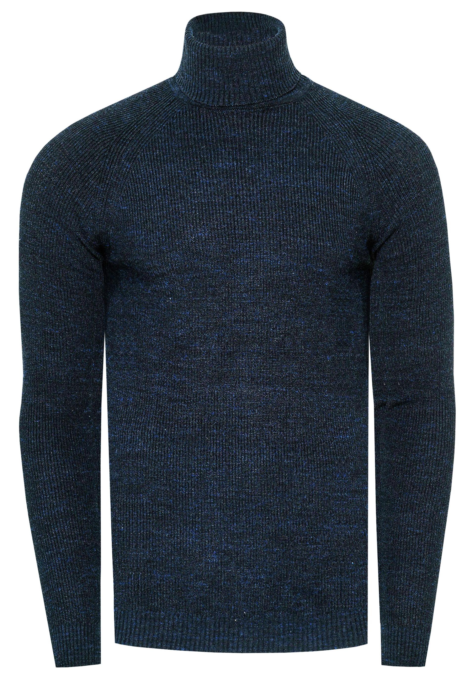 Slim Fit Feinstrick Business Rollkragen-Pullover
