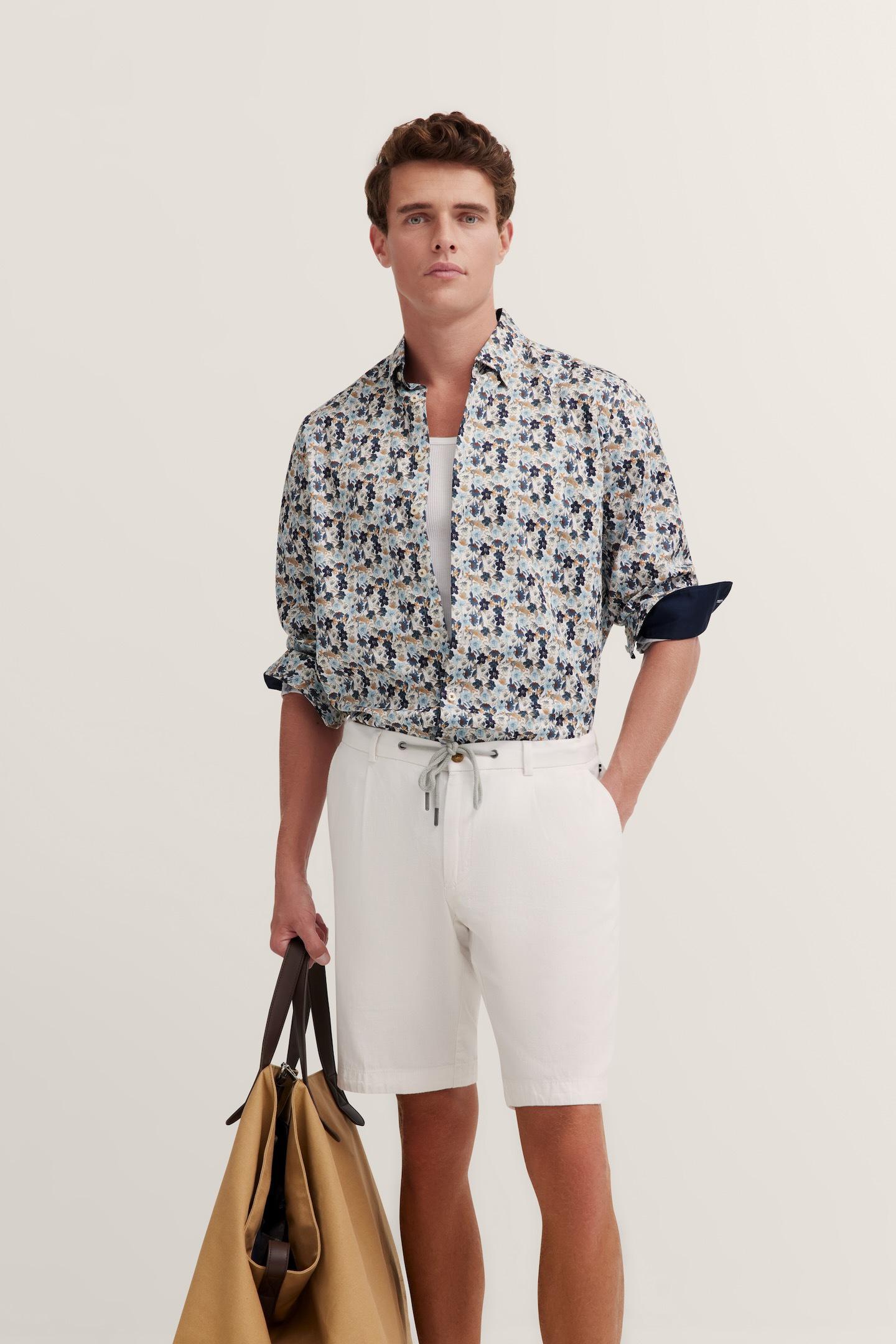 Bugatti Herren Hemd Mit Button-Down-Kragen