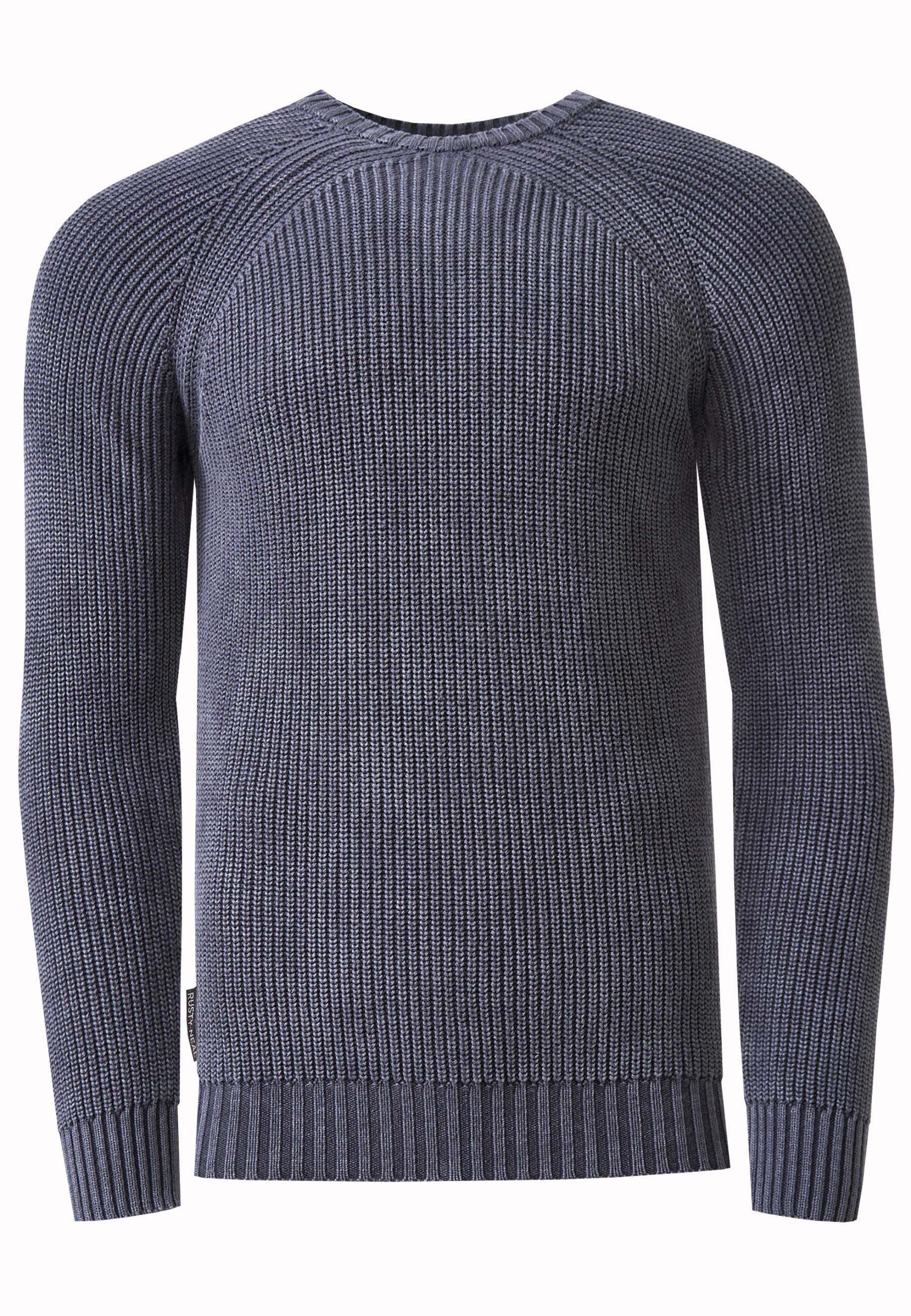 Verwaschener Strick Pullover Im Vintage Look