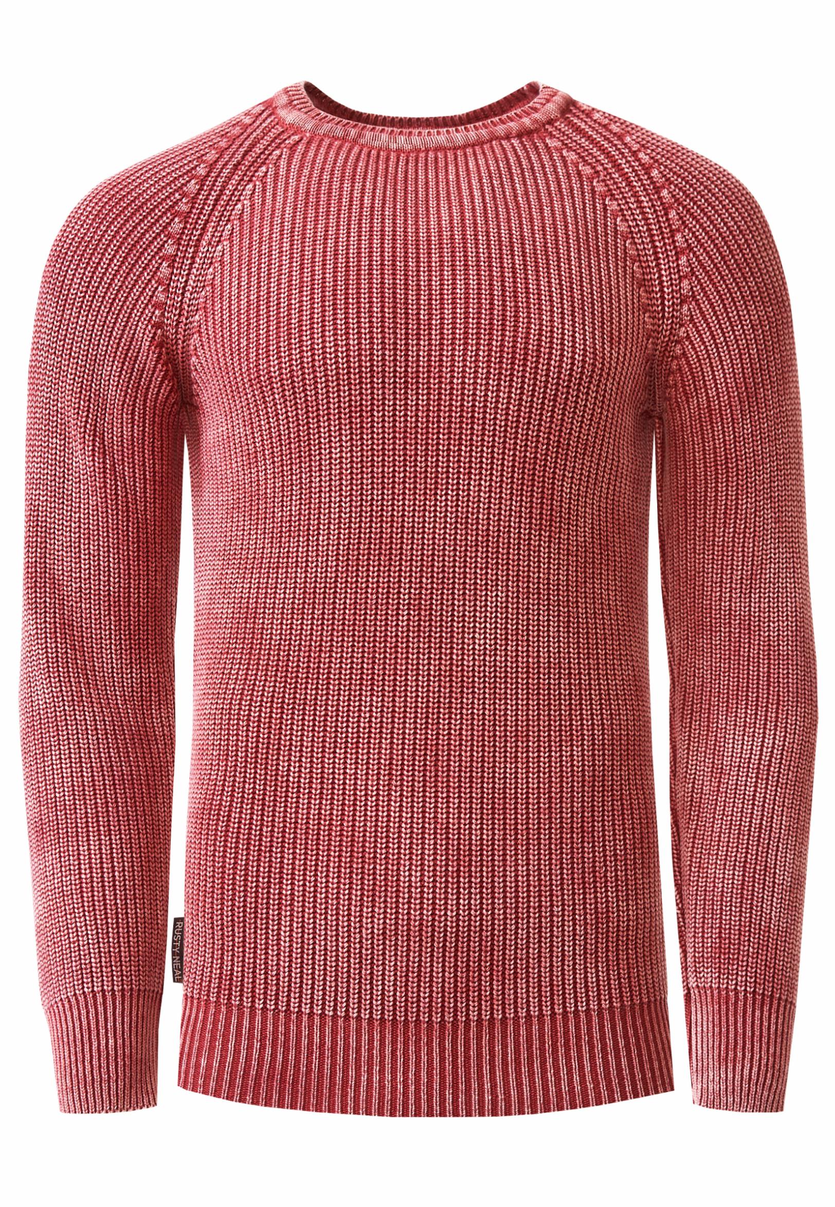 Verwaschener Strickpullover Im Vintage Look