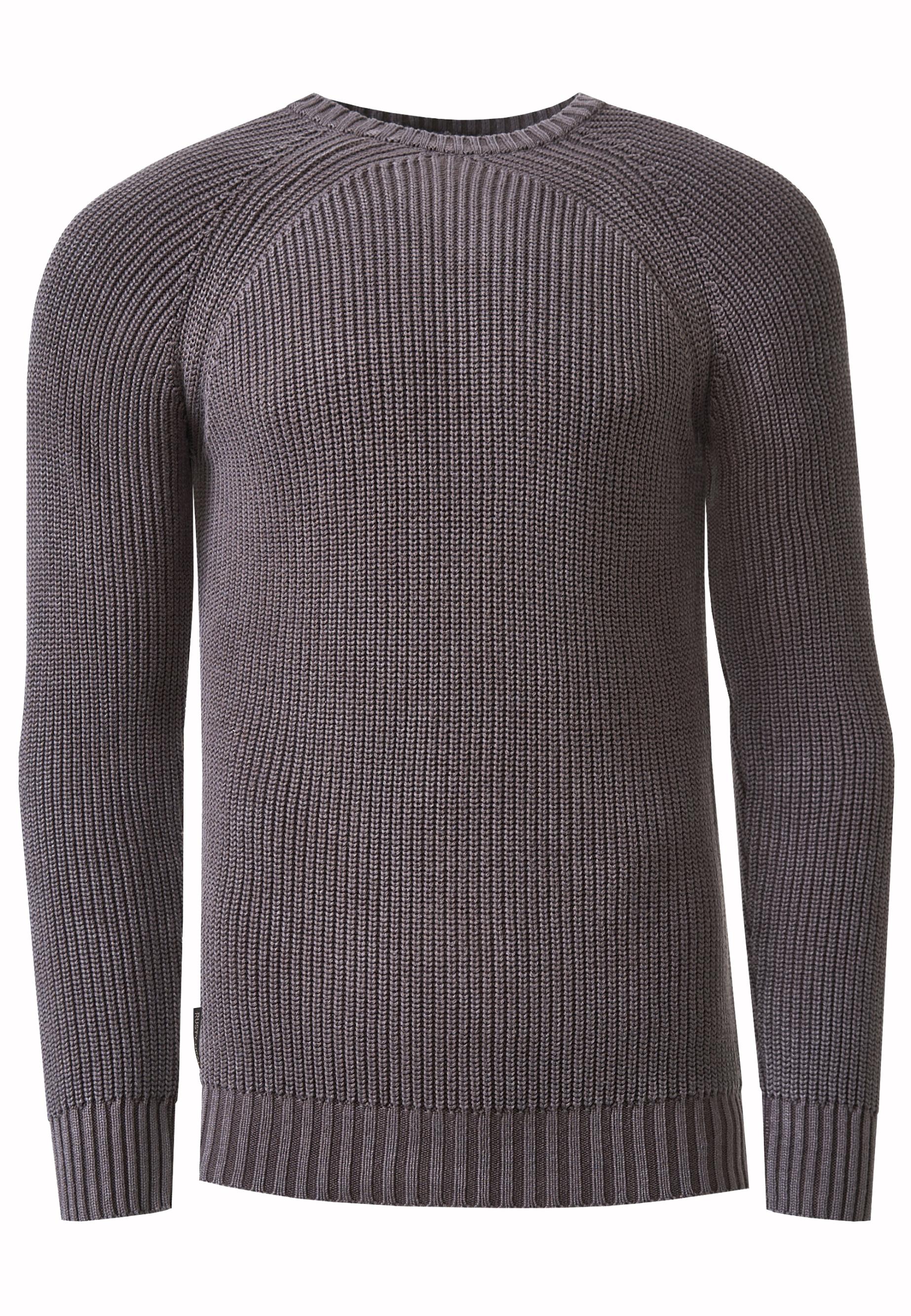 Verwaschener Strick Pullover Im Vintage Look