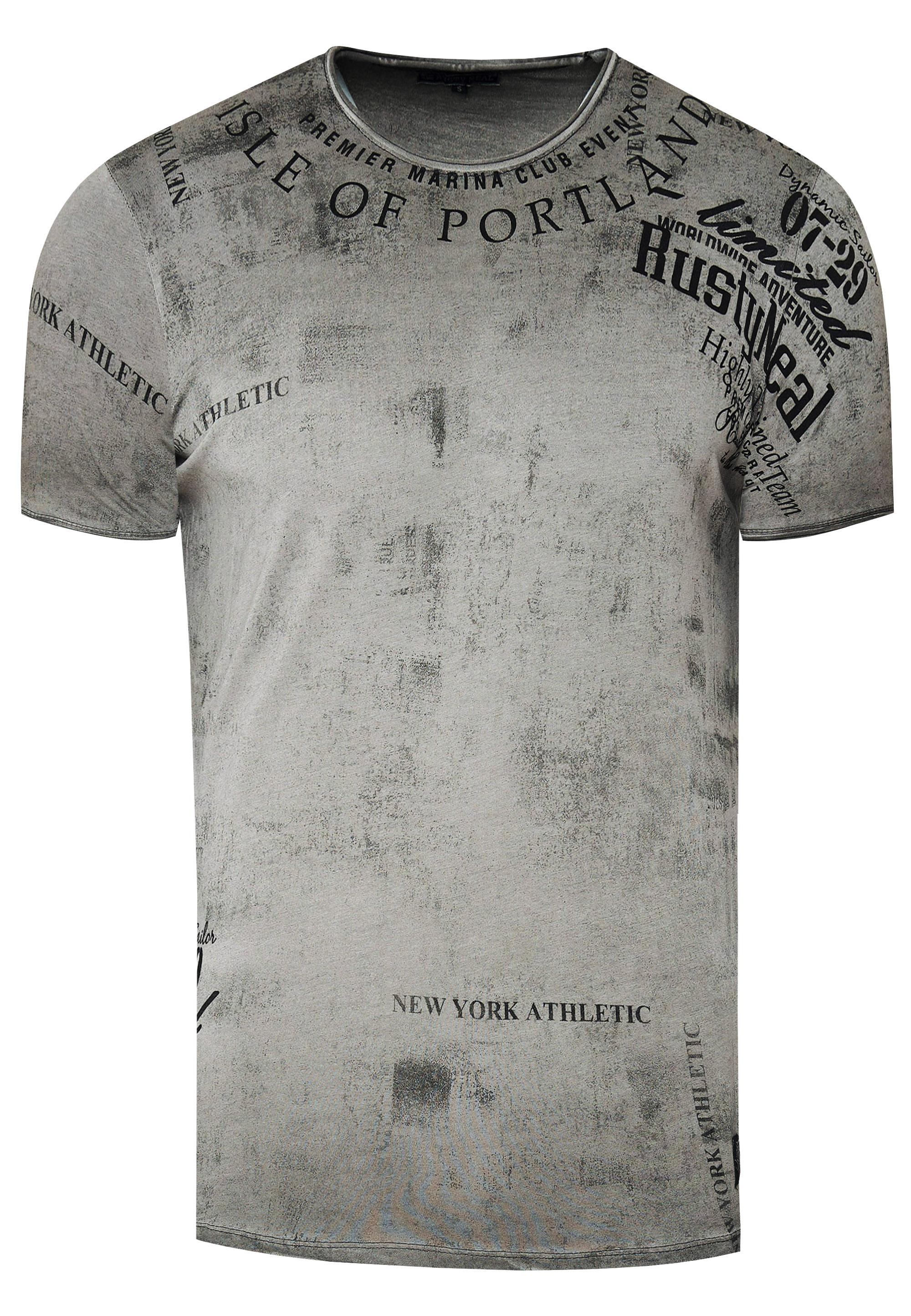 T-Shirt Verwaschen Mit Prints