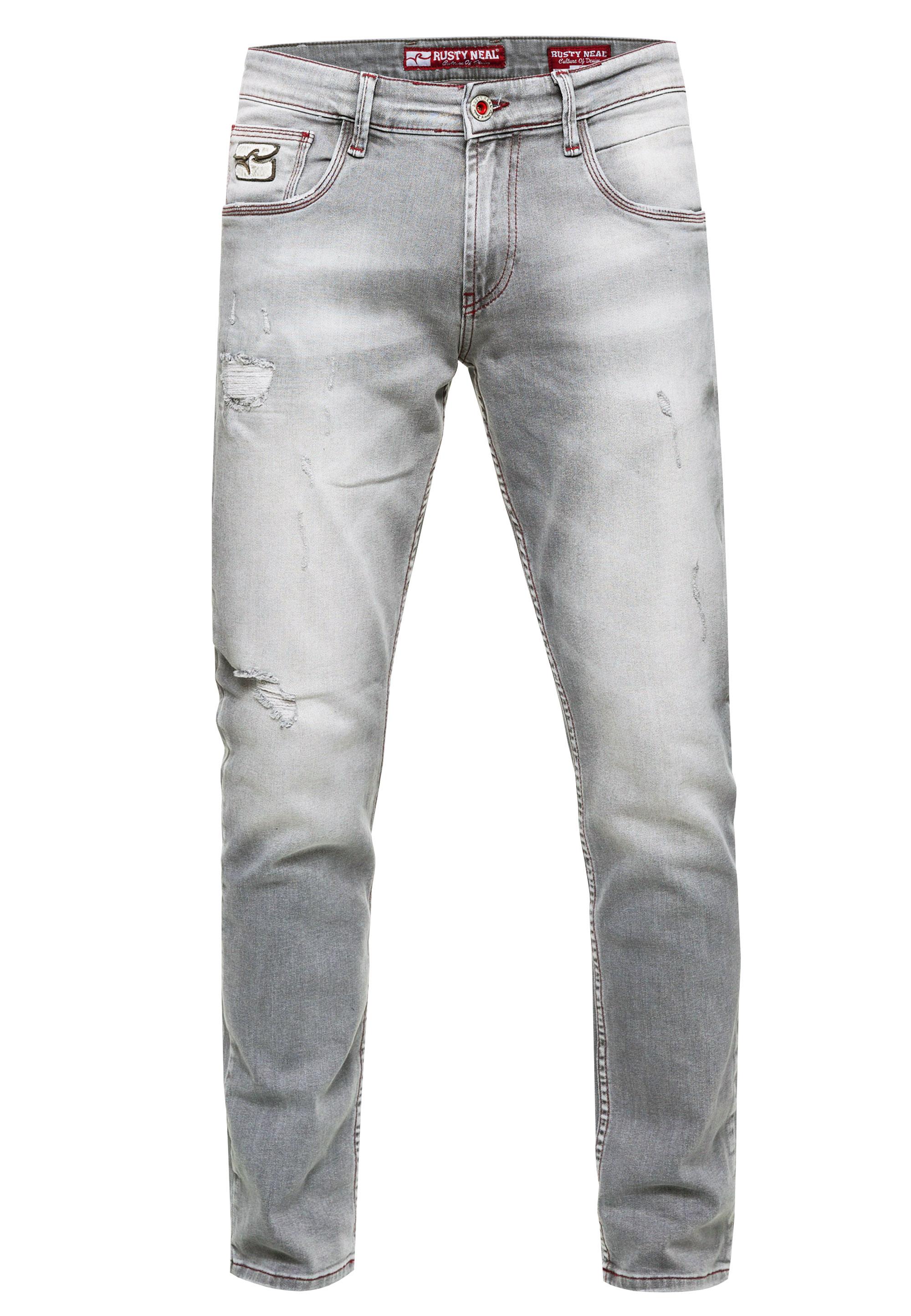 Jeans Hose "Tori" Slim Fit Destroyed Denim