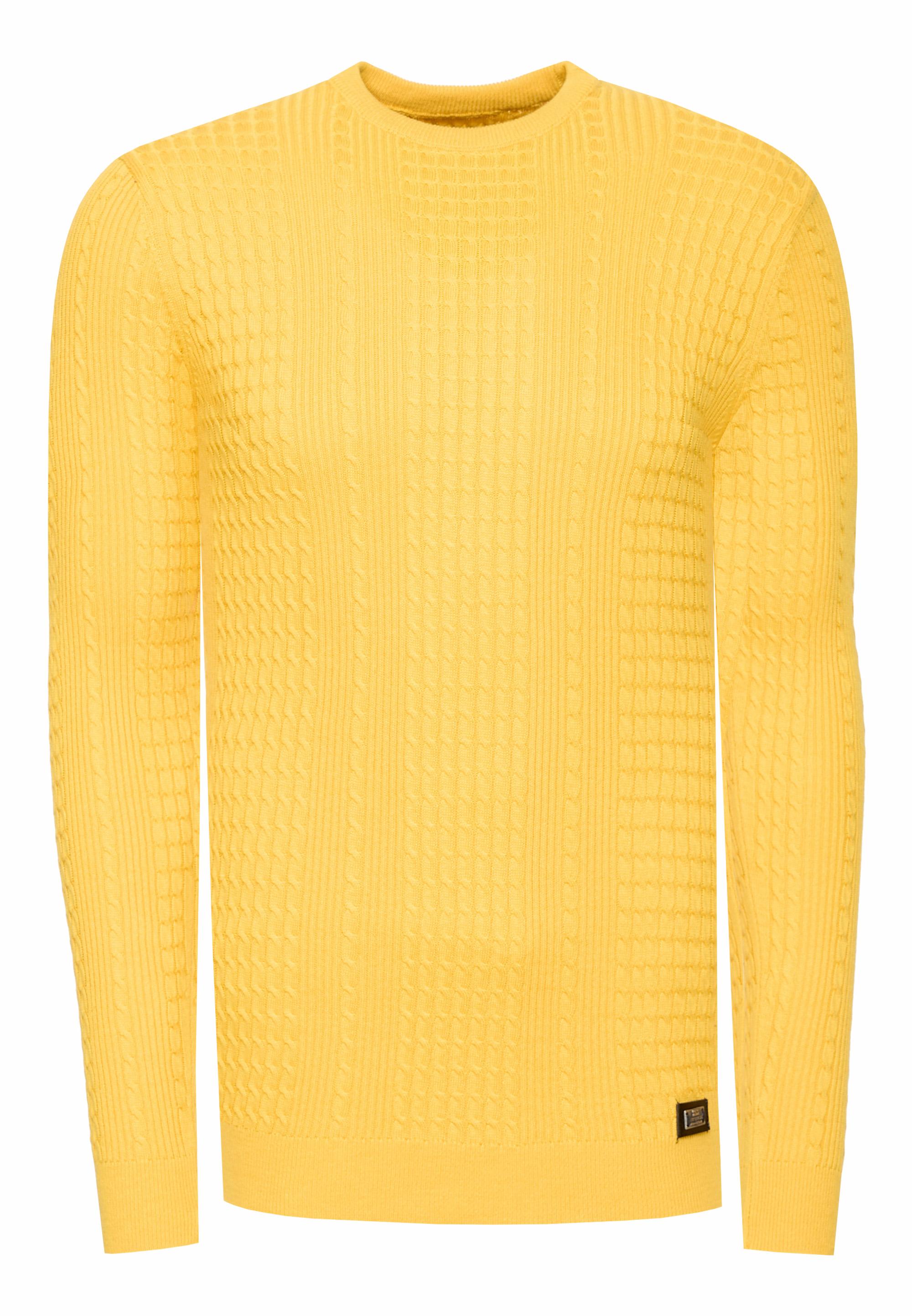 Super-Slim-Fit Streetwear Fein Strick Pullover