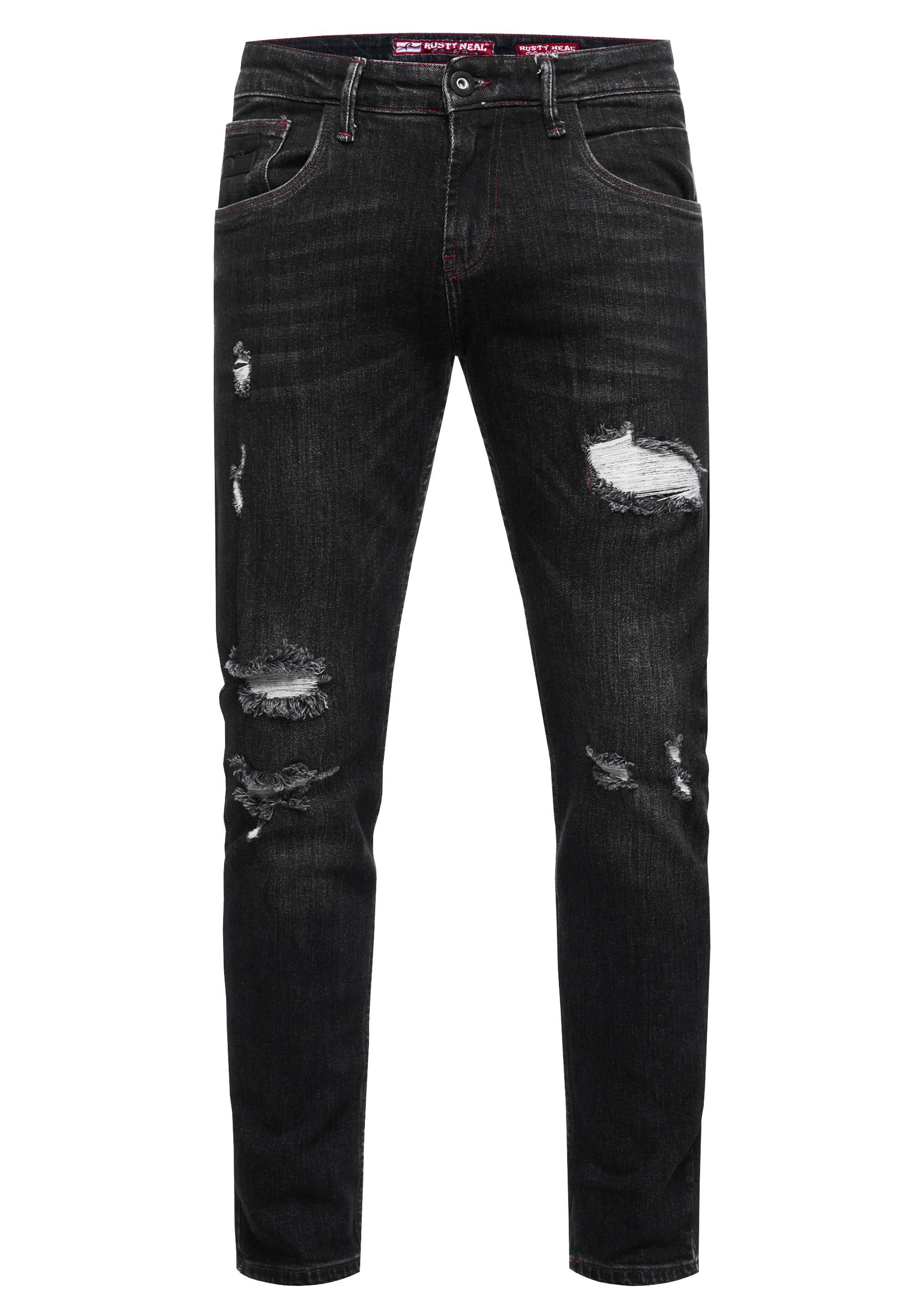 Jeans Hose "Tori" Slim Fit Destroyed Denim