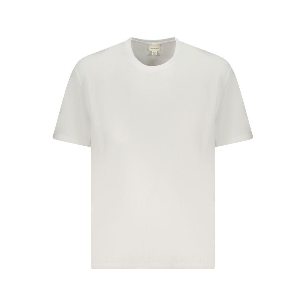 Calvin Klein WeißEs Baumwoll-Herren-T-Shirt