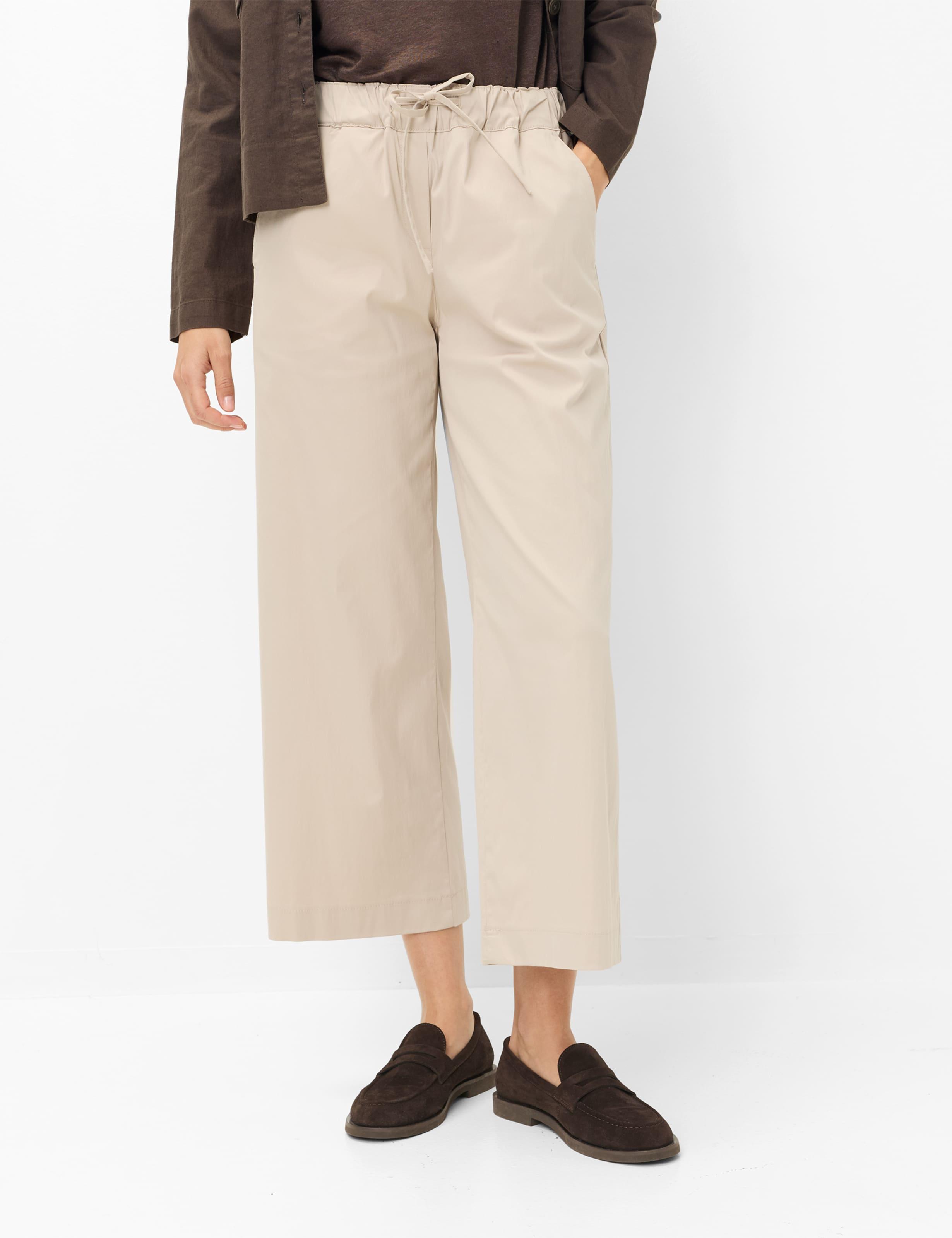 Brax Damen Culotte Style Maine S Soft Greige, Hellbeige, Gr. 36K