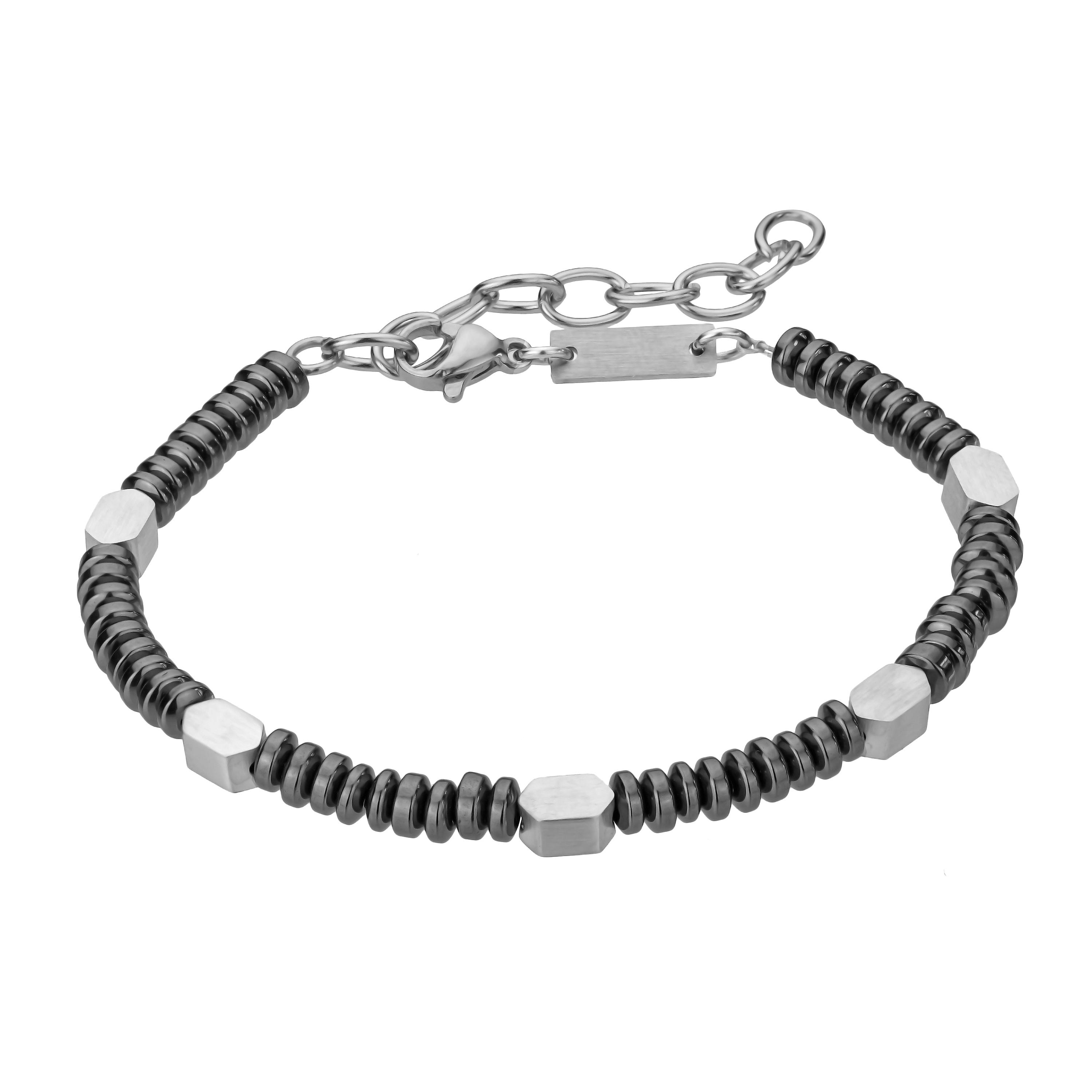 Armband Philipp Blanc "PBA34BS", Silber, ArmbäNder, Herren, 17.5Cm/22Cm, Edelstahl, Armband