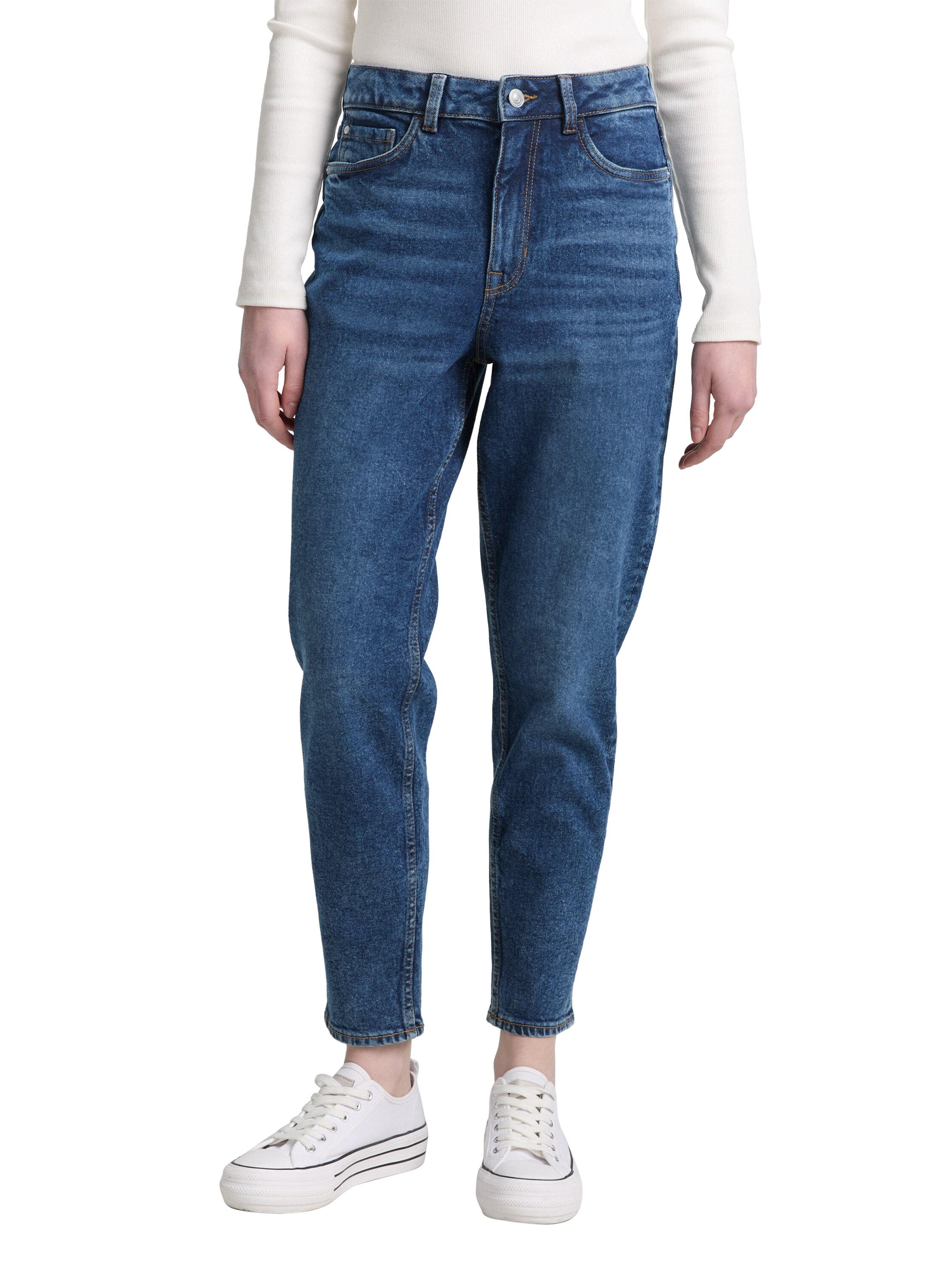 Skinny-Fit-Jeans Tom Tailor Denim, Damen, Gr. 33, N-Gr, Used Schwarz Stone Blau Denim, Denim/Jeans, Obermaterial: 99% Baumwolle, 1% Elasthan, Unifarben, Skinny Fit KnöChelfrei, Jeans, Im Five-Pocket Style
