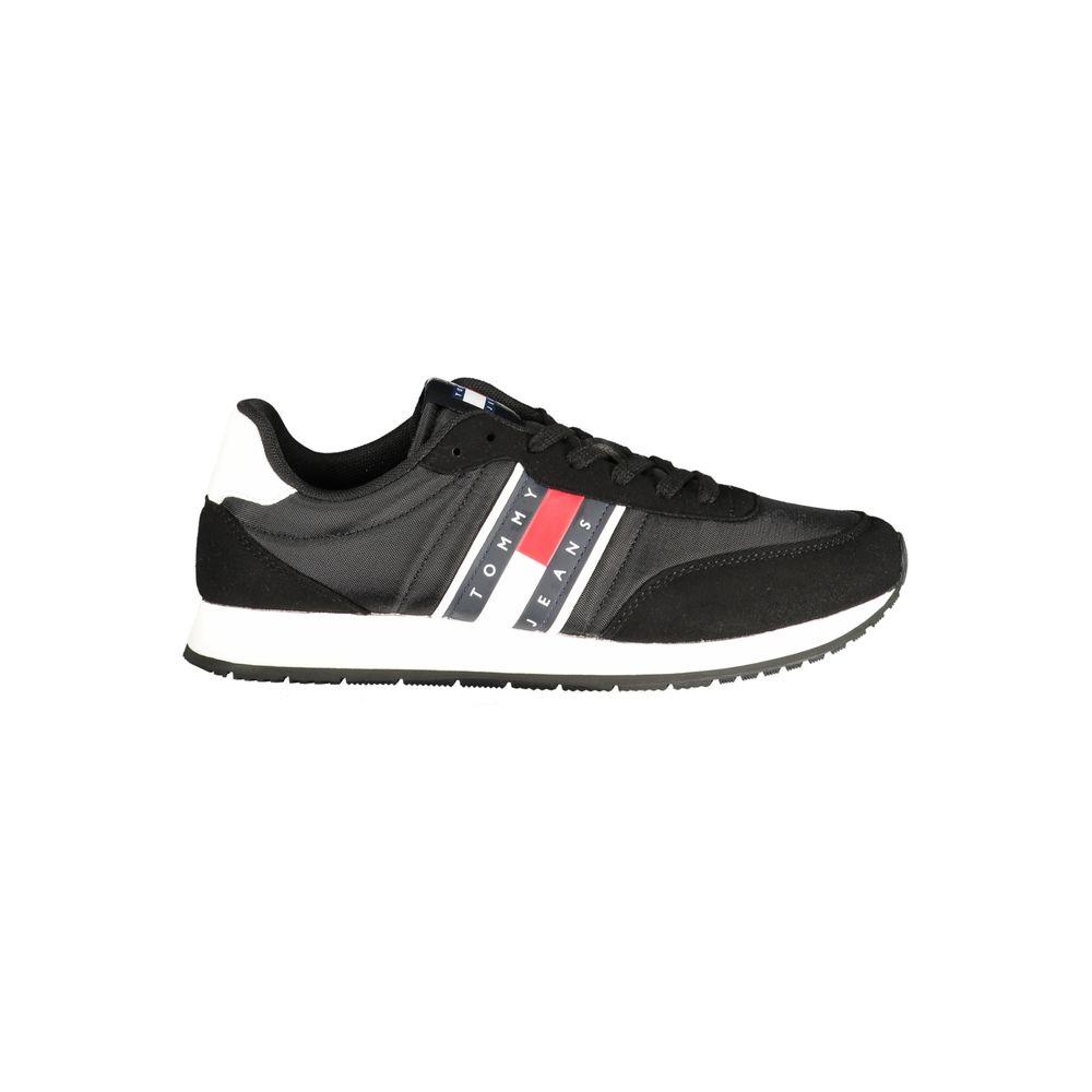 Tommy Hilfiger Schwarze Polyurethan Herren Sneaker