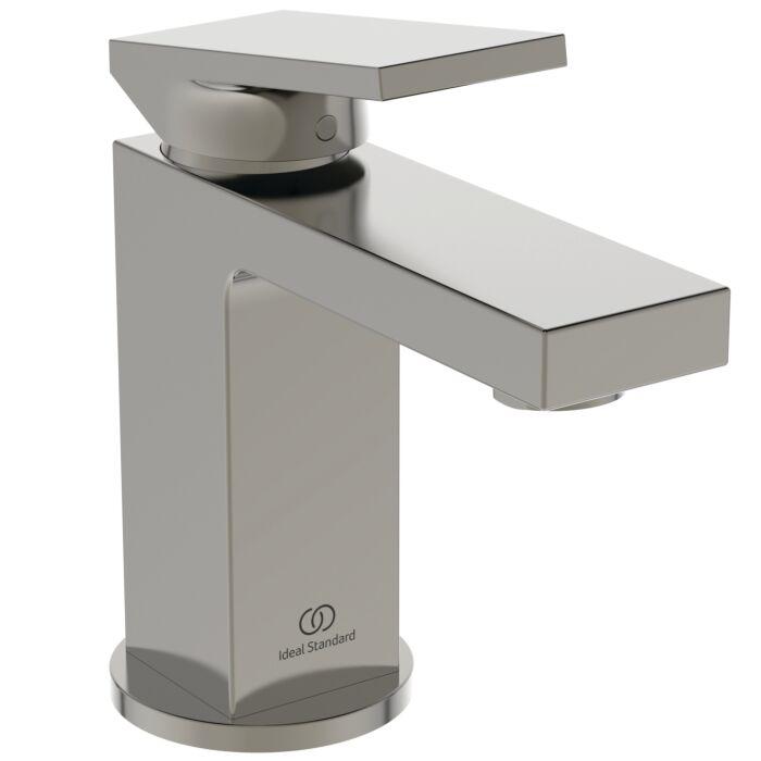 Ideal Standard Piccolo Extra Waschtischarmatur BD502GN 64X167X153 Mm, Mit Ablaufgarnitur, Ausladung 100Mm, Silver Storm
