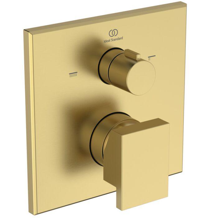 Ideal Standard Extra Fertigmontageset A8731A2 157X69X157 Mm, FüR Unterputz-Brausearmatur, Brushed Gold