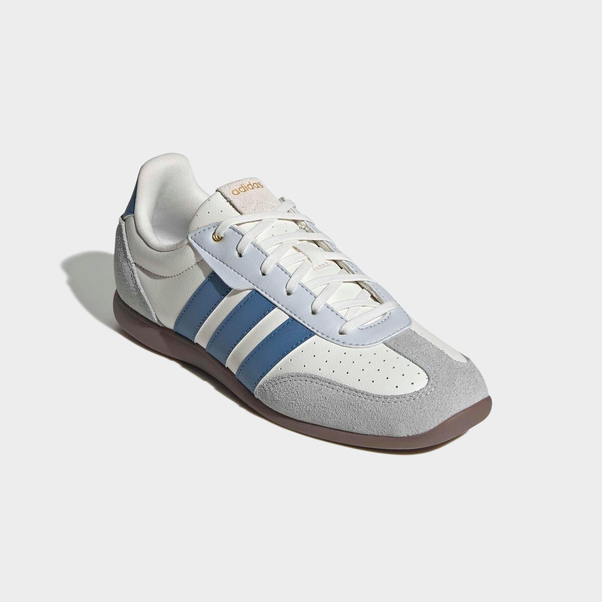 Sneaker Adidas Sportswear "Barreda Lo", Damen, Gr. 42,5, Core Weiß, Dusky Ink, Gum5, Synthetik, Schuhe Sneaker