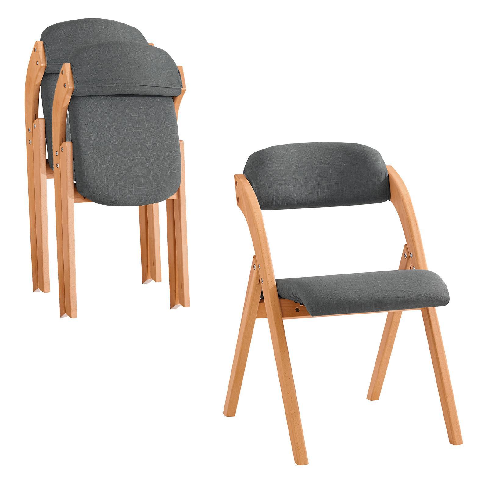 KlappstÜHlen 2 Er Set, Dunkelgrau