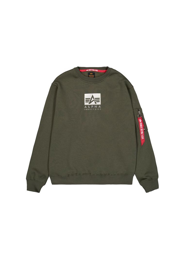 Satin-Logo-Sweatshirt