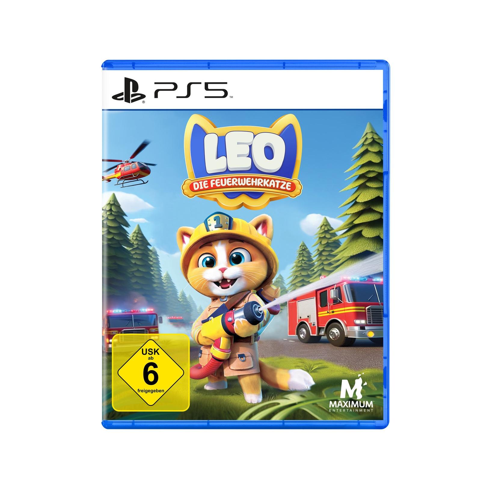 Leo die Feuerwehrkatze
