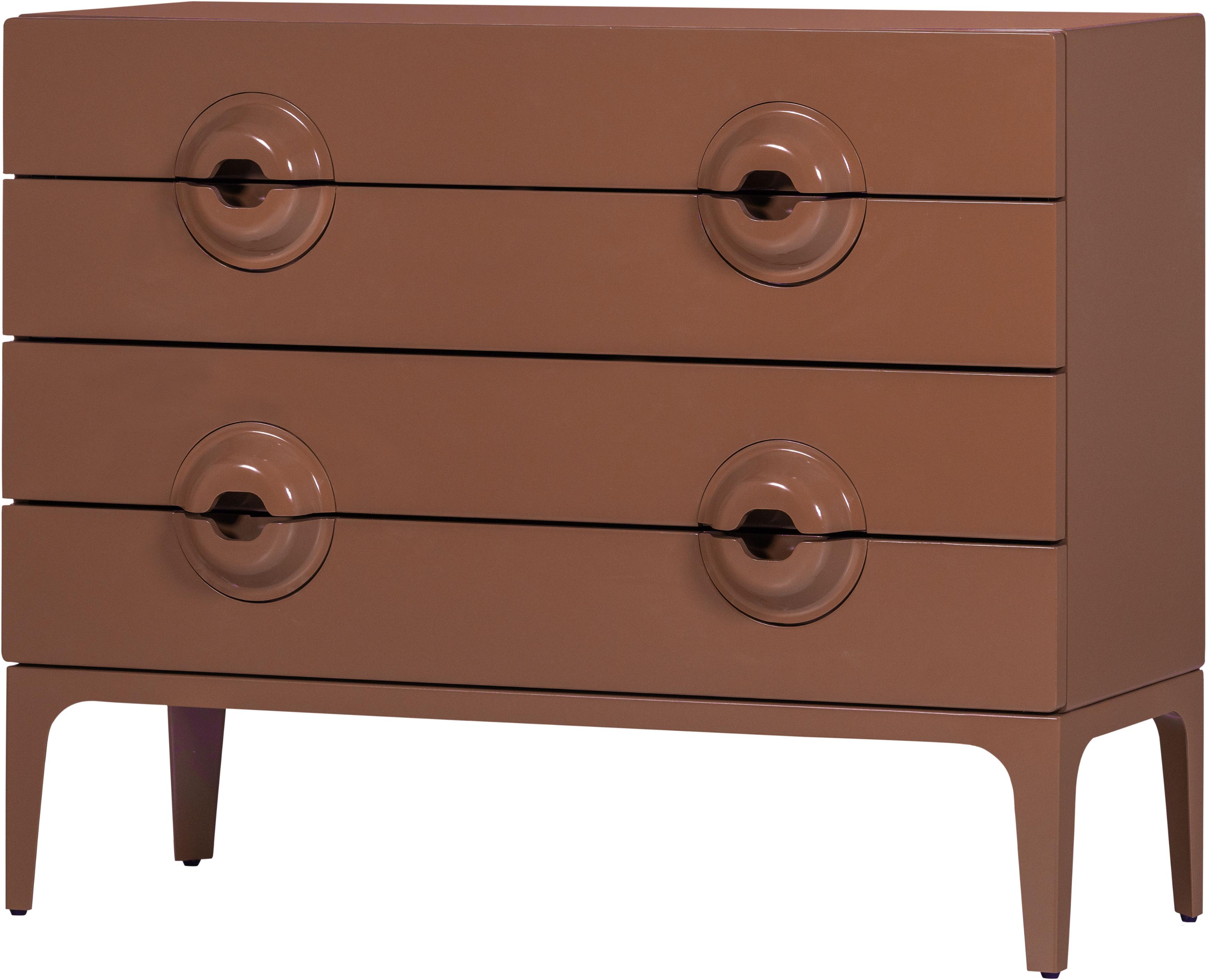 Sideboard Woood "Merge Mit Eukalyptusholz Und DäMpfung Funktion B 110 X T 44 X H 89 Cm", Braun (Altrosa), B:110Cm H:89Cm T:44Cm, Massivholz, Sideboards, Sideboard, Tragkraft 150 Kg, VollstäNdig Montiert Geliefert, Sichtbare Maserung