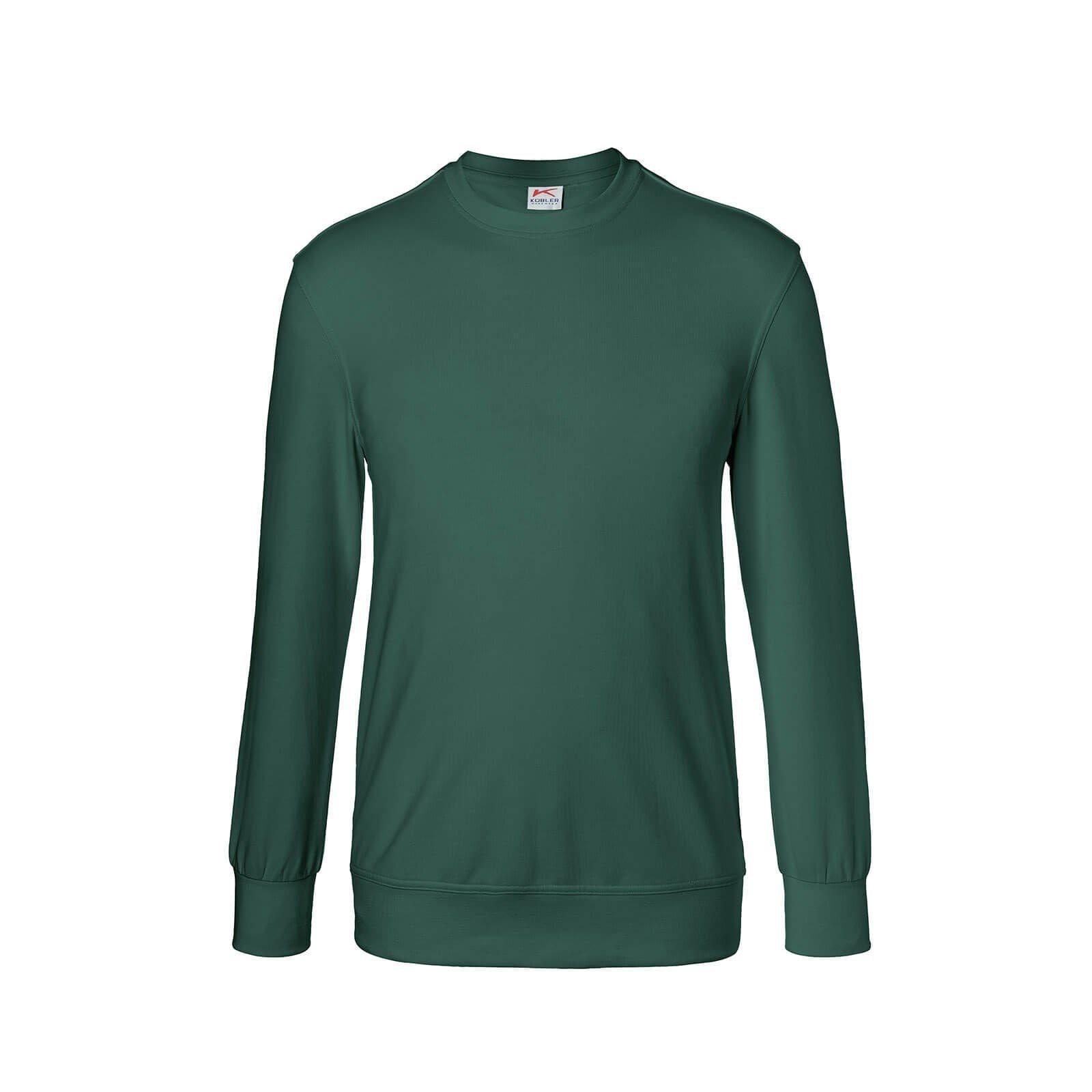 Longsleeve KÜBler "Sweatshirt", Herren, Gr. 4XL, GrüN (MoosgrüN), Obermaterial: 100% Baumwolle Co., Shirts