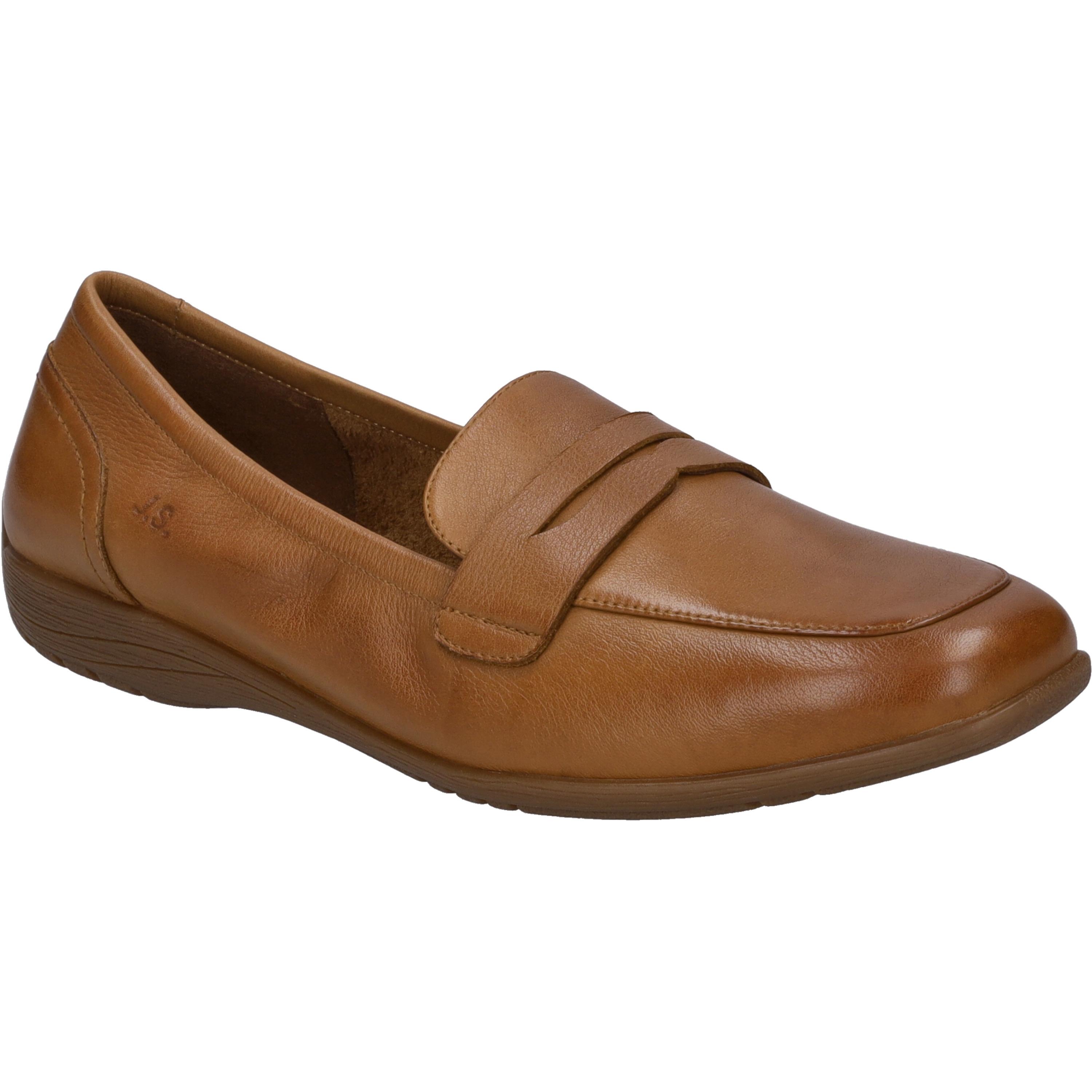 Ballerina Josef Seibel "Fenja 22, Camel", Damen, Gr. 38, Braun (Camel), Obermaterial: 100% Rindsleder Leather Cow., Schuhe Ballerina
