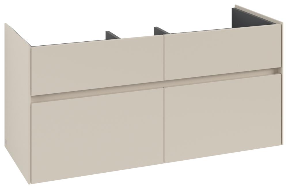 Villeroy & Boch Waschtischunterschrank Collaro 1154X546X444Mm 4 Ausz. Waschbecken Mittig Cashmere C01200VN