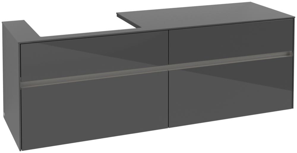 Villeroy & Boch Waschtischunterschrank Collaro C022B0 1600X548X500Mm Mit Beleuchtung C022B0FP