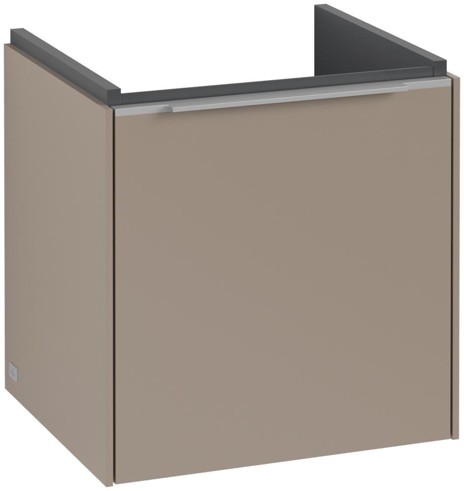 Villeroy & Boch Subway 3.0 Waschbeckenunterschrank, 1 TüR, 423 X 432 X 361,5 Mm, Taupe / Taupe C58200VM