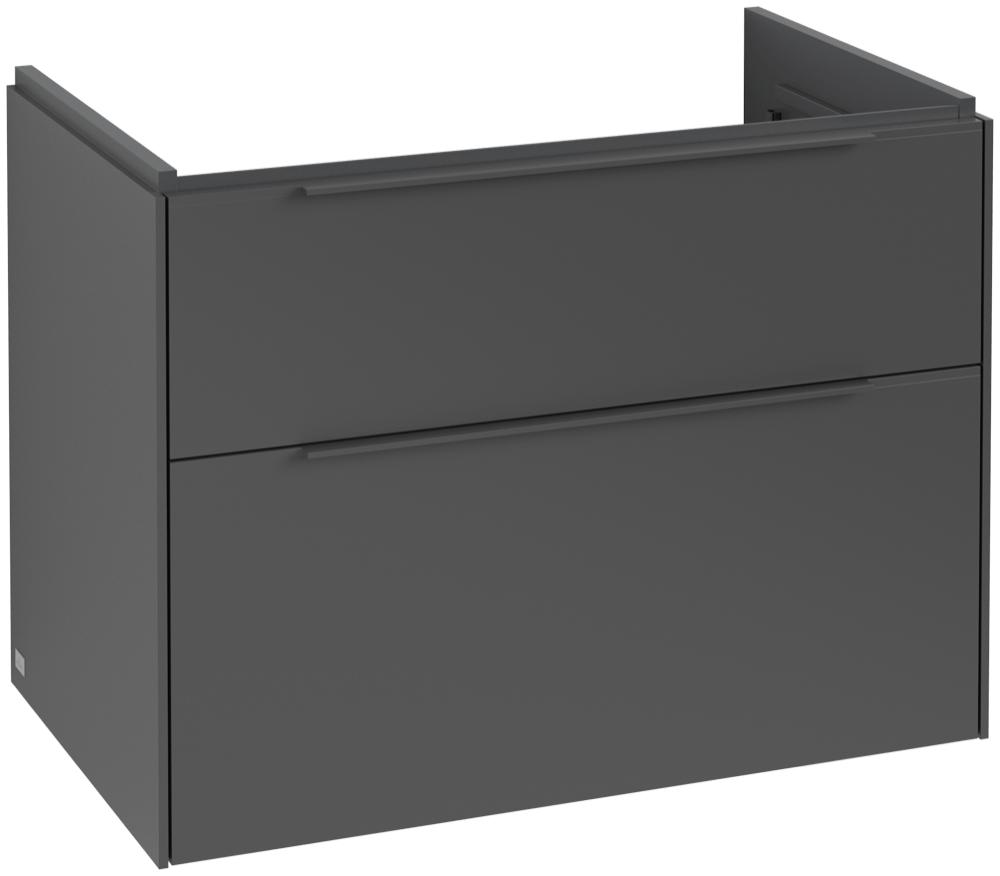 Villeroy & Boch Subway 3.0 Waschbeckenunterschrank, 2 AuszüGe, 772 X 579 X 462 Mm, Graphite / Graphi C57402VR