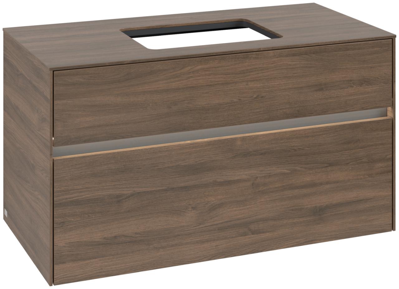 Villeroy & Boch Waschtischunterschrank Collaro C109B0 1000X548X500Mm Mit Beleuchtung Arizona Oak C109B0VH