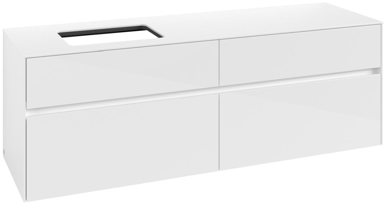 Villeroy & Boch Waschtischunterschrank Collaro C12100 1600X548X500Mm Glossy White C12100DH