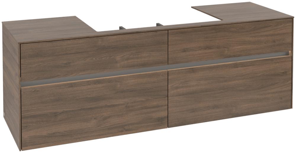 Villeroy & Boch Waschtischunterschrank Collaro C028B0 1600X548X500Mm Mit Beleuchtung C028B0VH