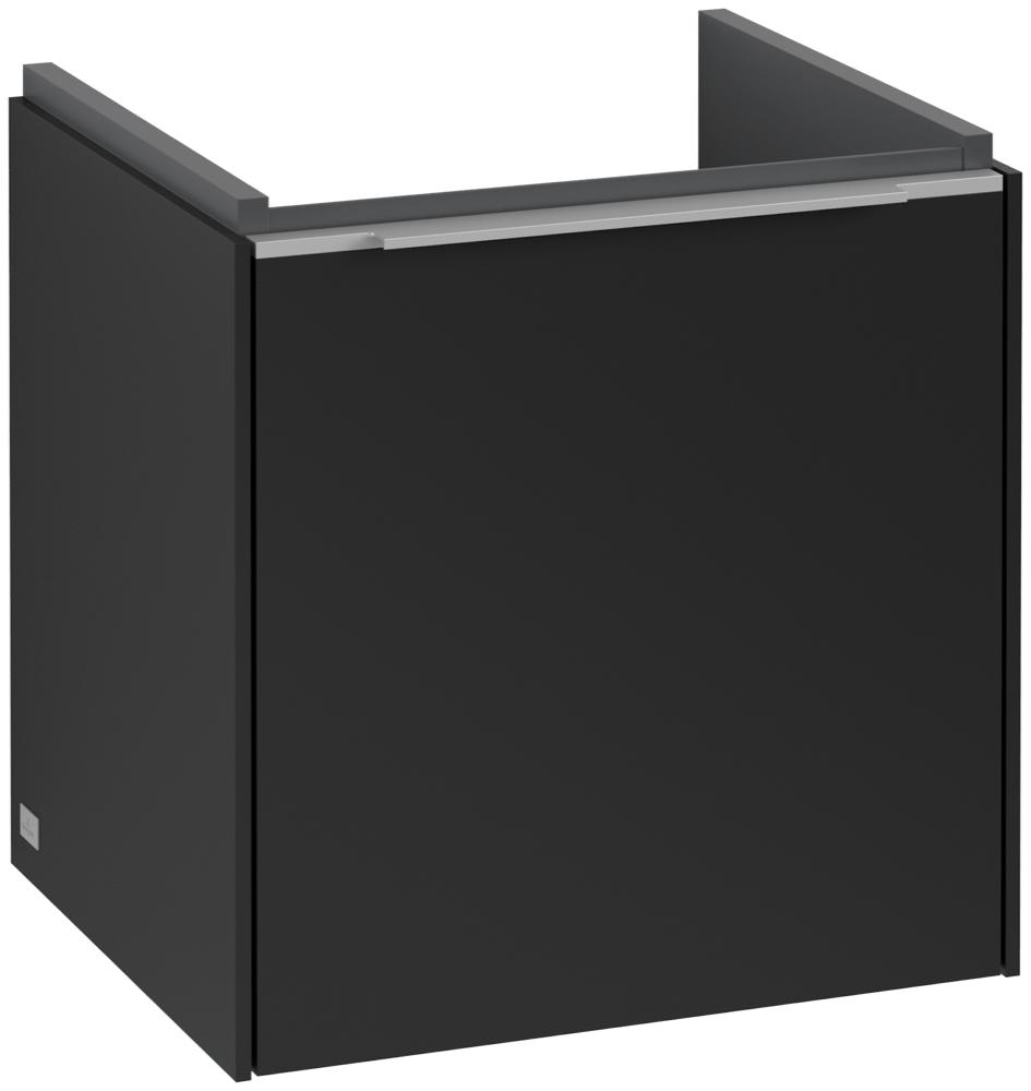 Villeroy & Boch Subway 3.0 Waschbeckenunterschrank, 1 TüR, 423 X 432 X 361,5 Mm, Volcano Black / Vol C58100VL