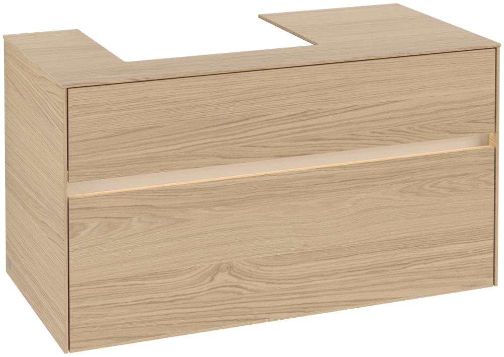 Villeroy & Boch Waschtischunterschrank Collaro C014B0 1000X548X500Mm Mit Beleuchtung C014B0VJ
