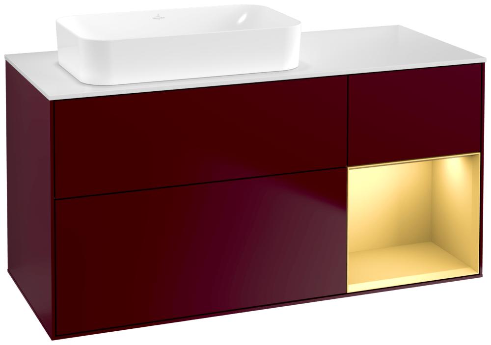 Villeroy & Boch Waschtischunterschrank Finion F69 1200X603X501Mm Wt Links , F691HFHB F691HFHB
