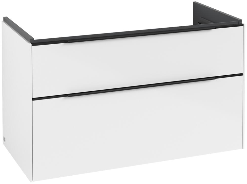 Villeroy & Boch Subway 3.0 Waschbeckenunterschrank, 2 AuszüGe, 973 X 579 X 462 Mm, Brilliant White / C57001VE