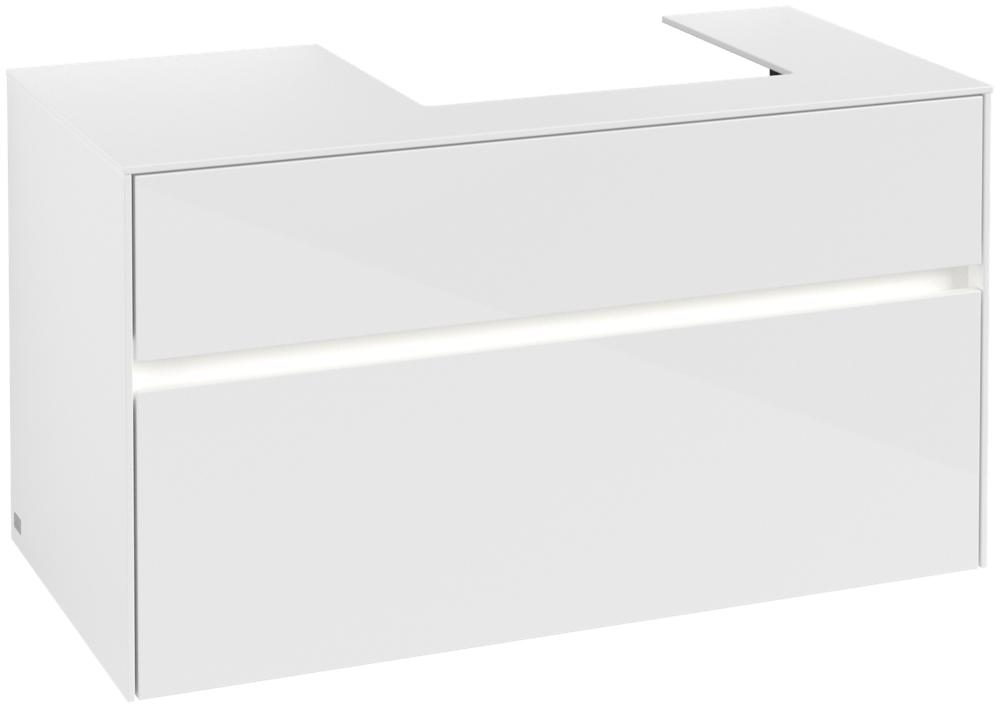 Villeroy & Boch Waschtischunterschrank Collaro C015B0 1000X548X500Mm Mit Beleuchtung C015B0DH