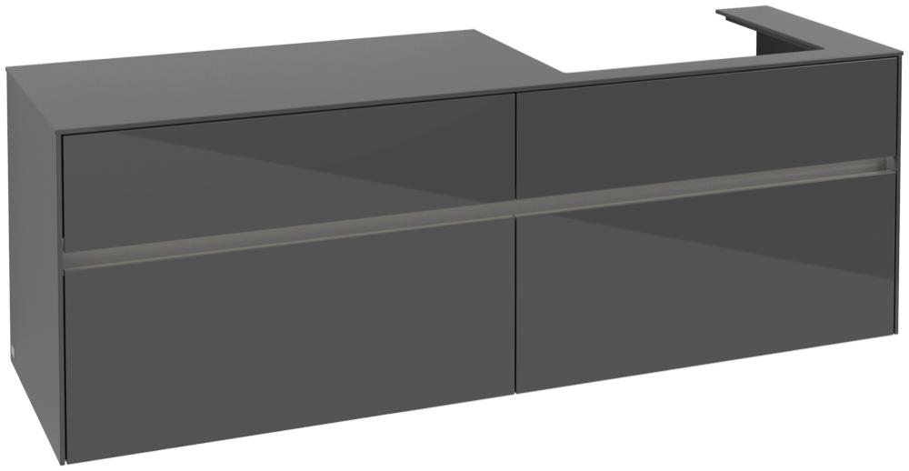 Villeroy & Boch Waschtischunterschrank Collaro C023B0 1600X548X500Mm Mit Beleuchtung C023B0FP