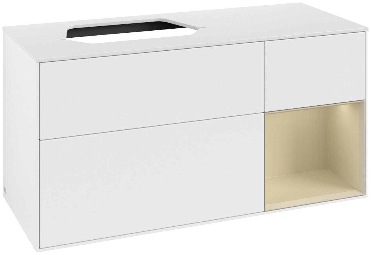 Villeroy & Boch Waschbeckenunterschrank Finion F40 1200X603X501Mm M Bel Fk/Re/Ap: MT/HJ/1 F401HJMT