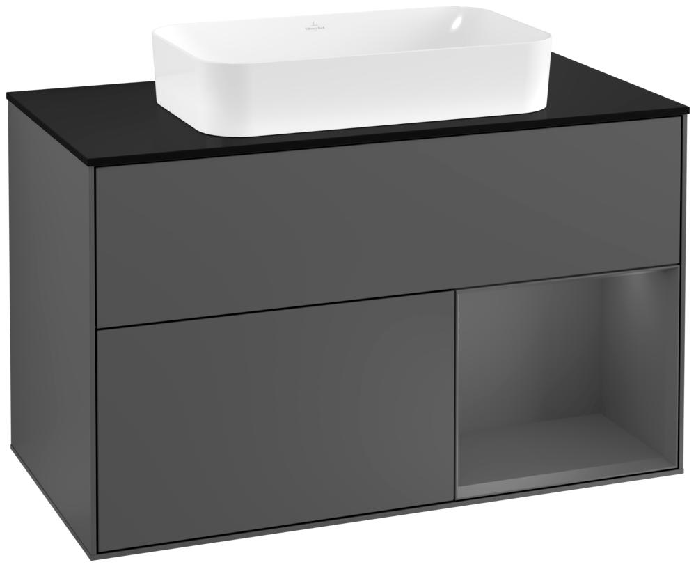 Villeroy & Boch Waschtischunterschrank Finion F25 1000X603X501Mm Wt Mittig, F252GKGK F252GKGK