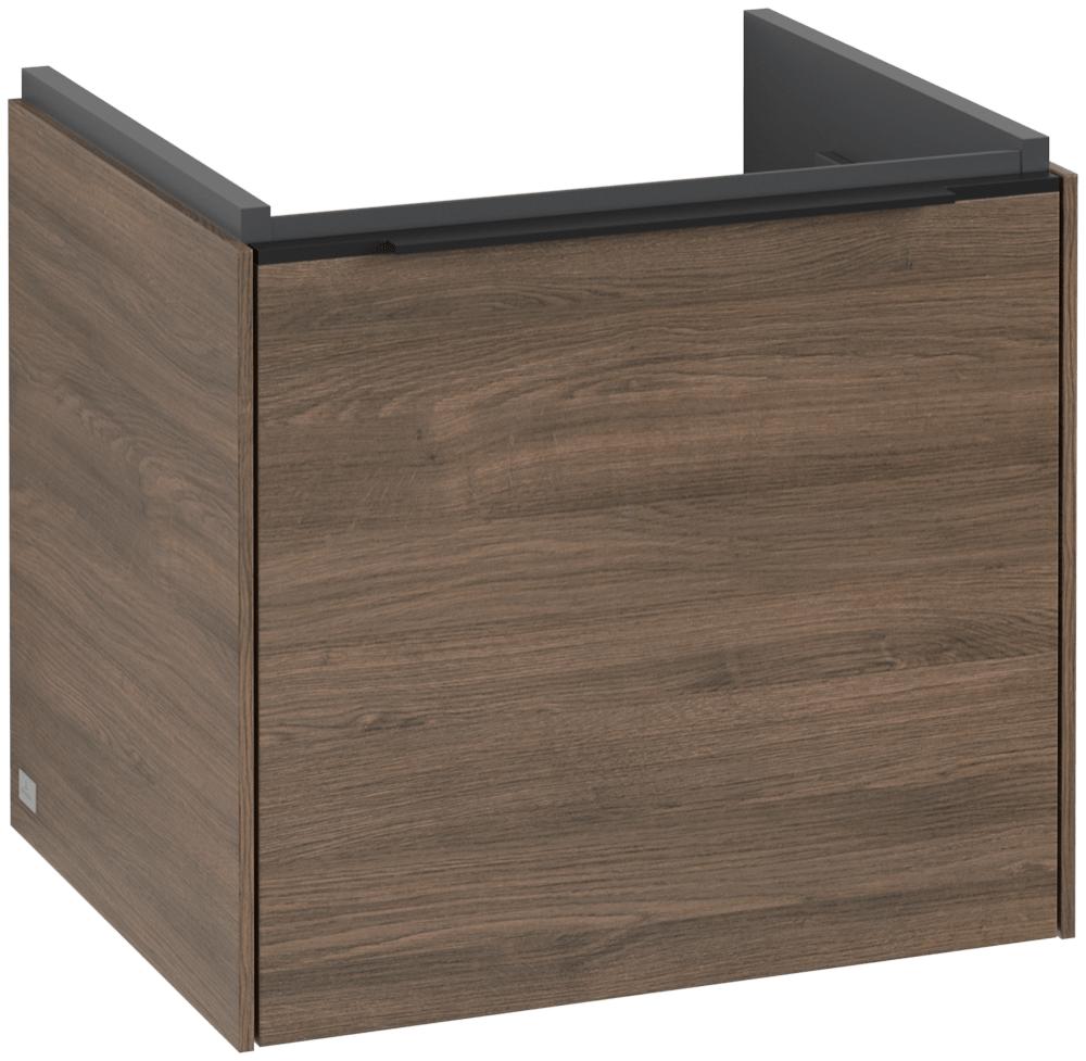 Villeroy & Boch Subway 3.0 Waschbeckenunterschrank, Mit Beleuchtung, 1 Auszug, 473 X 432 X 391,5 Mm, C580L1VH