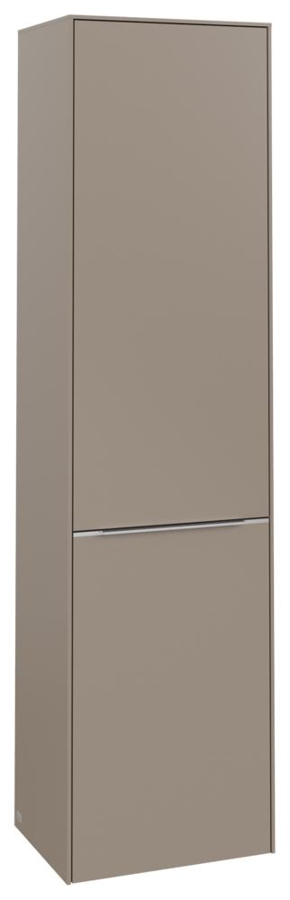 Villeroy & Boch Subway 3.0 Hochschrank, 1 TüR, 1 WäScheklappe, 450 X 1710 X 346,5 Mm, Taupe / Taupe C59200VM