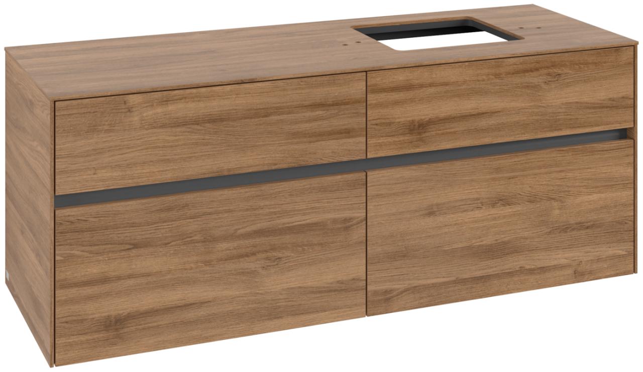 Villeroy & Boch Waschtischunterschrank Collaro C13300 1400X548X500Mm Kansas Oak C13300RH